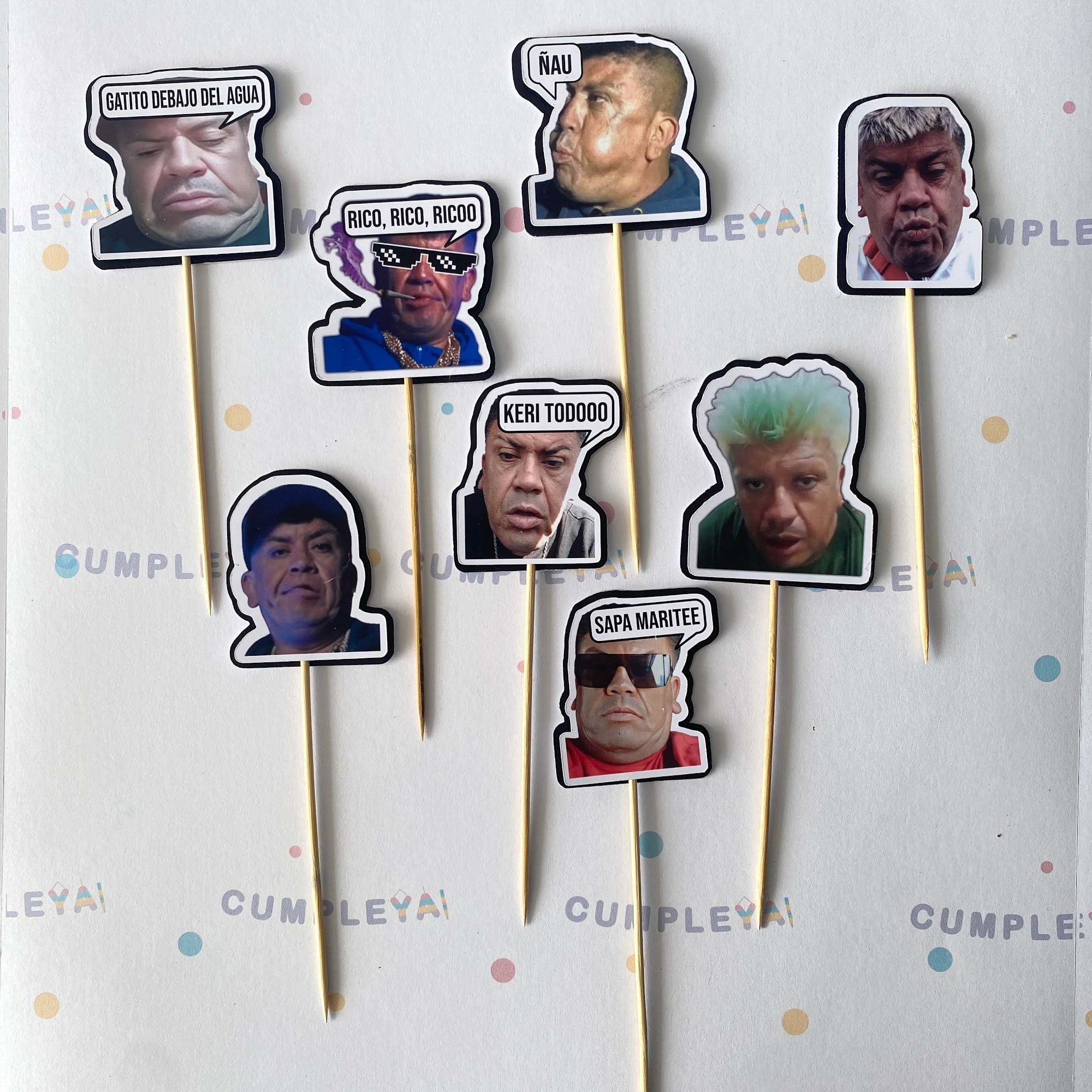 TOPPER RENE PUENTE 6CM SET 8U