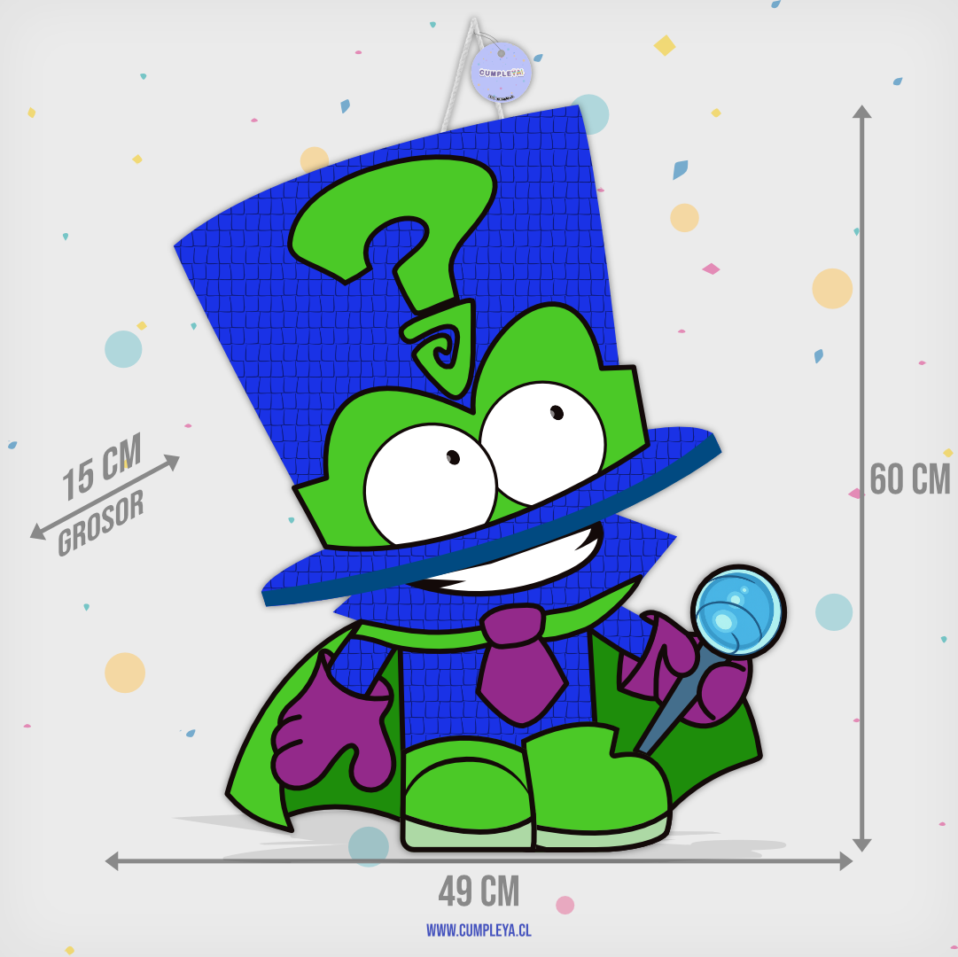 PIÑATA SUPERTHINGS ENIGMA 60CM PREMIUM