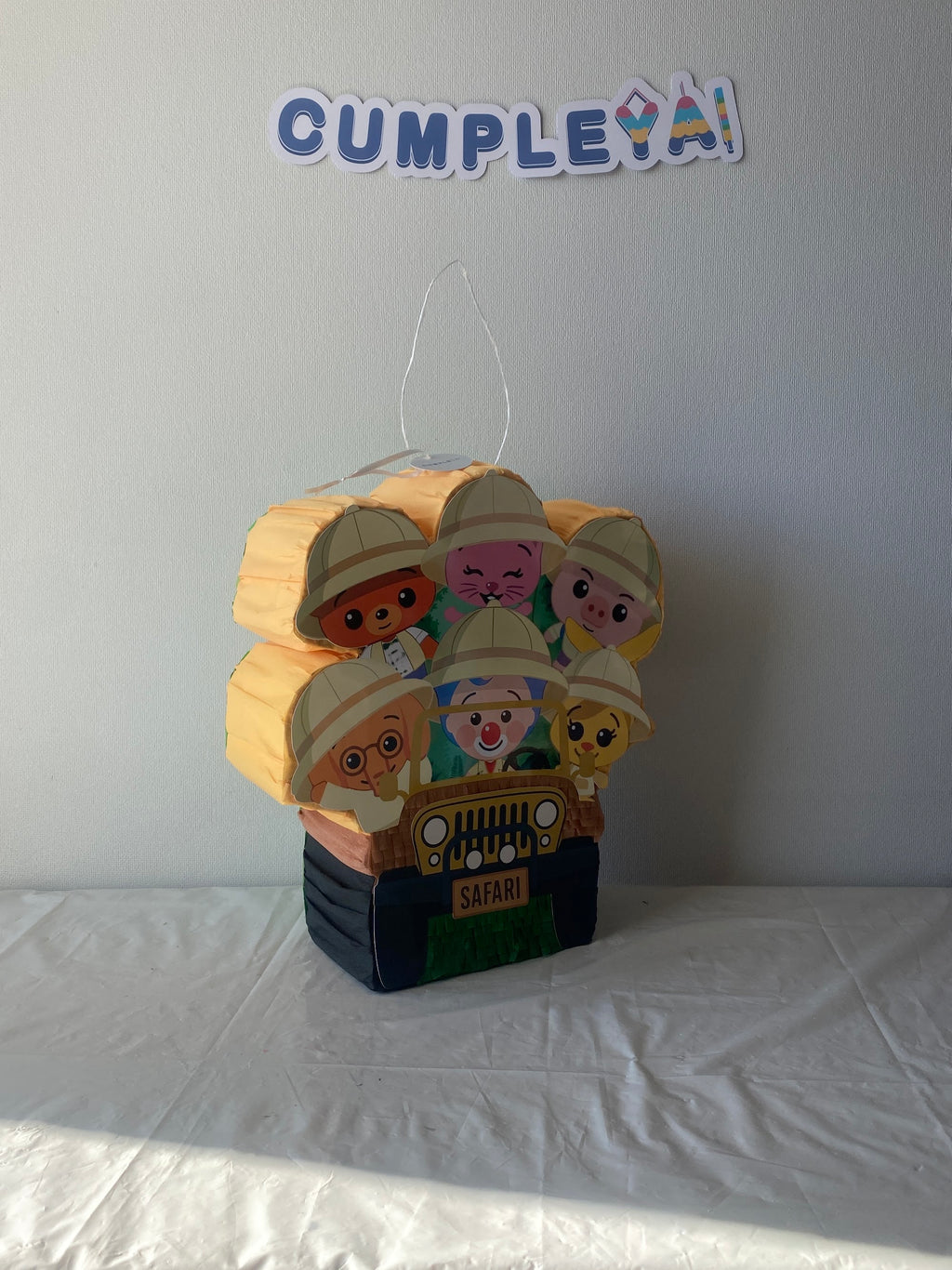 PIÑATA JEEP SAFARI PLIM PLIM 40CM PREMIUM