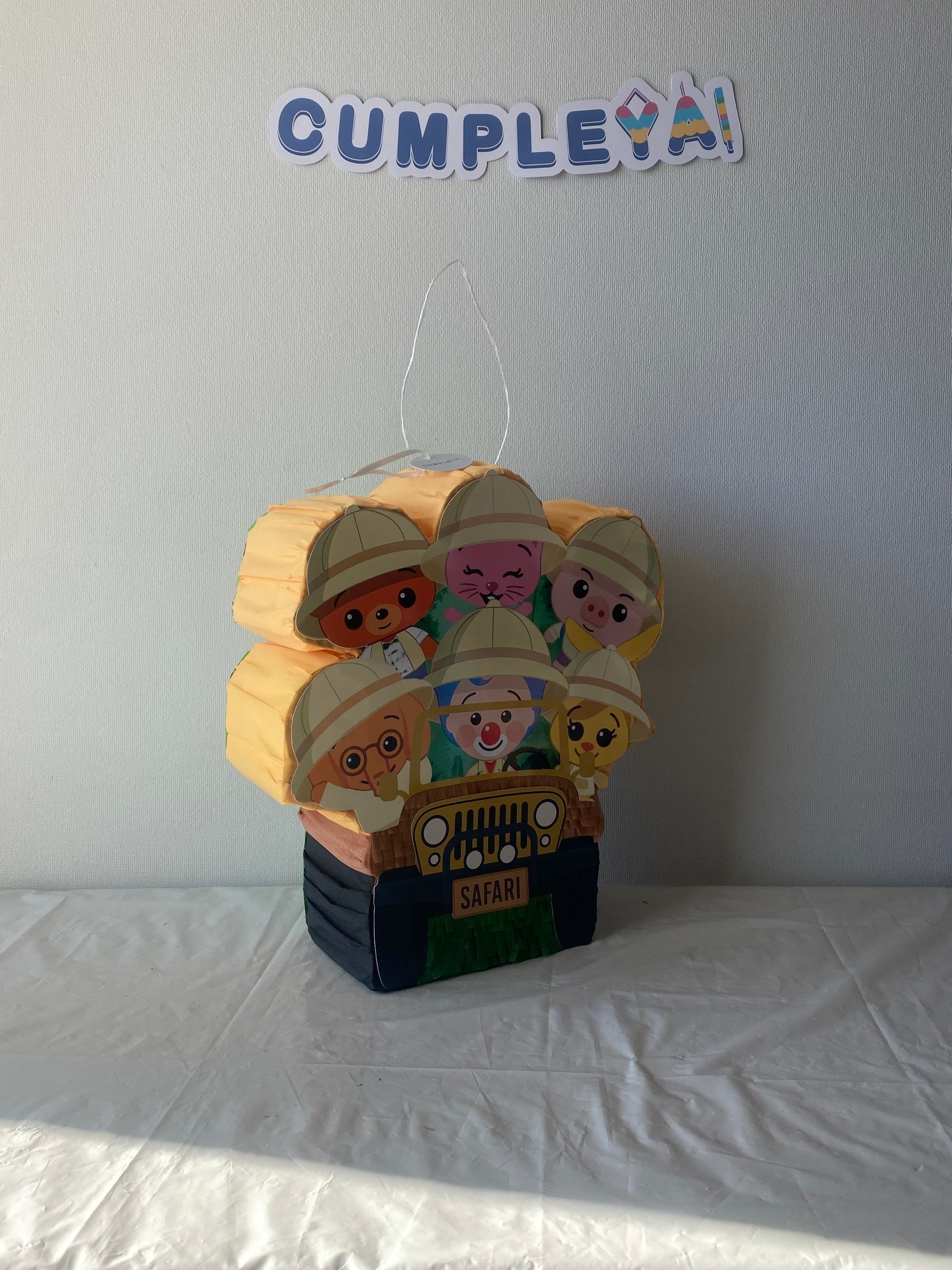 PIÑATA JEEP SAFARI PLIM PLIM 40CM PREMIUM