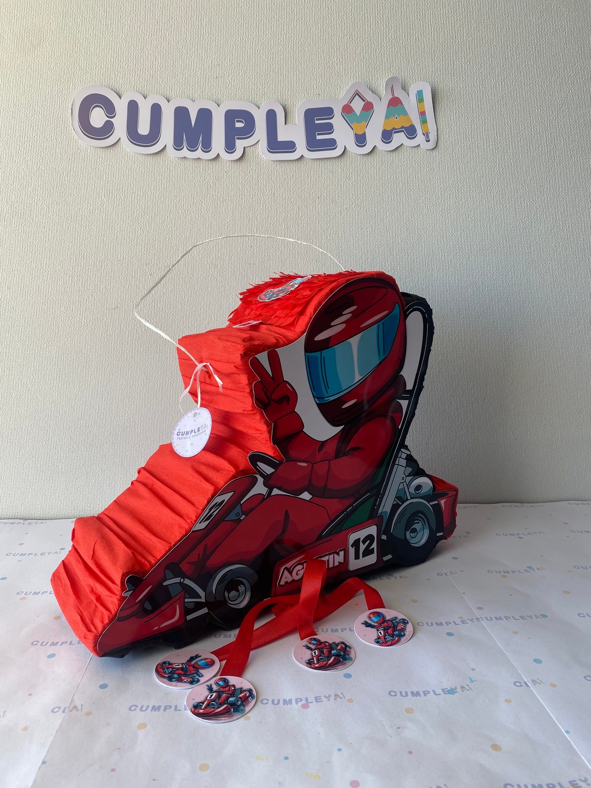 PIÑATA KARTING 40CM EXPRÉS