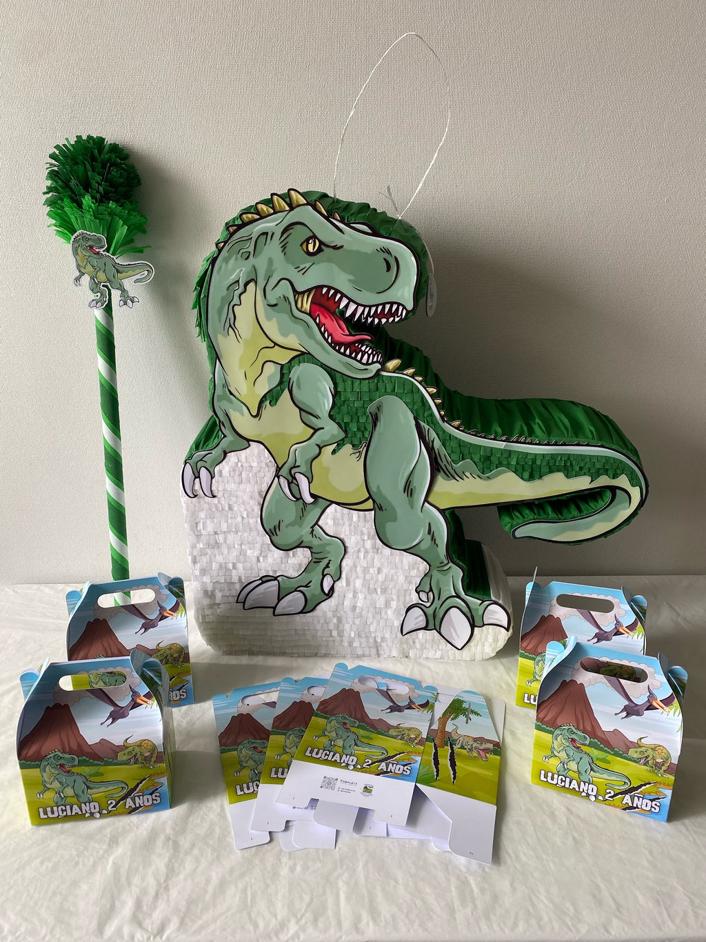 PIÑATA TIRANOSAURIO REX 60CM PREMIUM