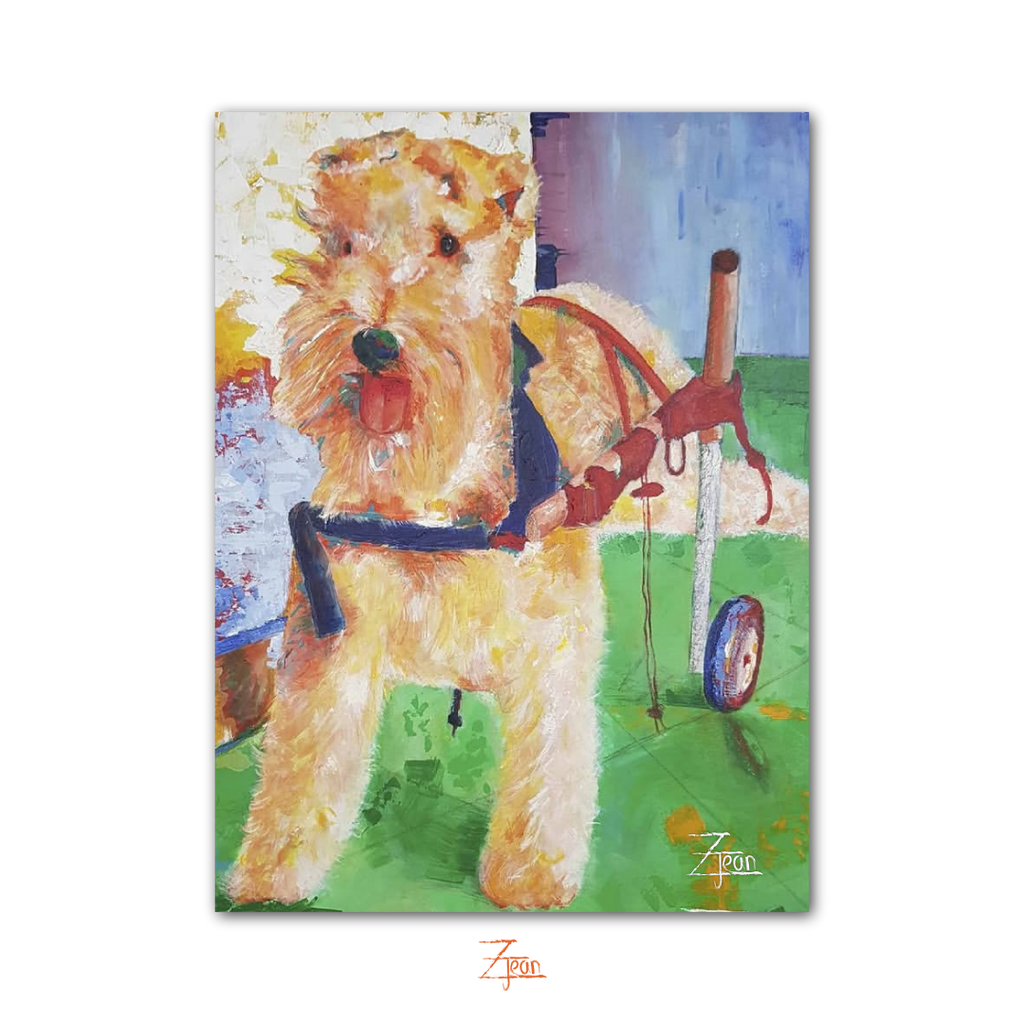 RETRATO PINTURA EN ACRÍLICO 50×60 CM SOBRE BASTIDOR