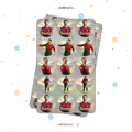 30 STICKER CIRCULARES 5 X 5 CM CRISTIANO RONALDO PORTUGAL
