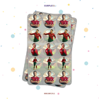 30 STICKER CIRCULARES 5 X 5 CM CRISTIANO RONALDO PORTUGAL