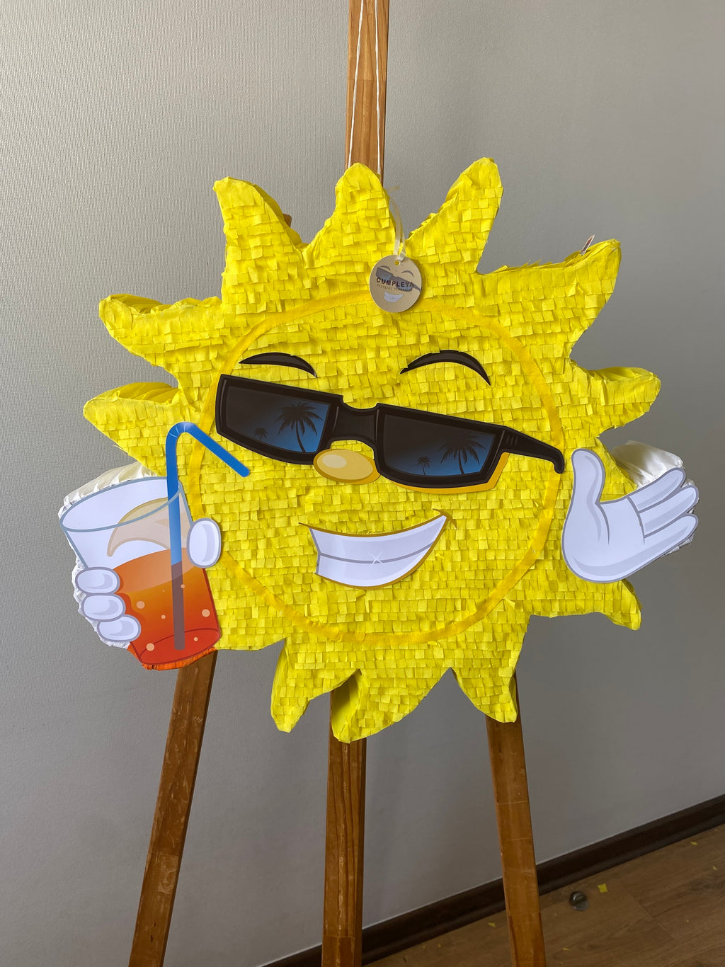 PIÑATA SOL PLAYERO 60CM PREMIUM