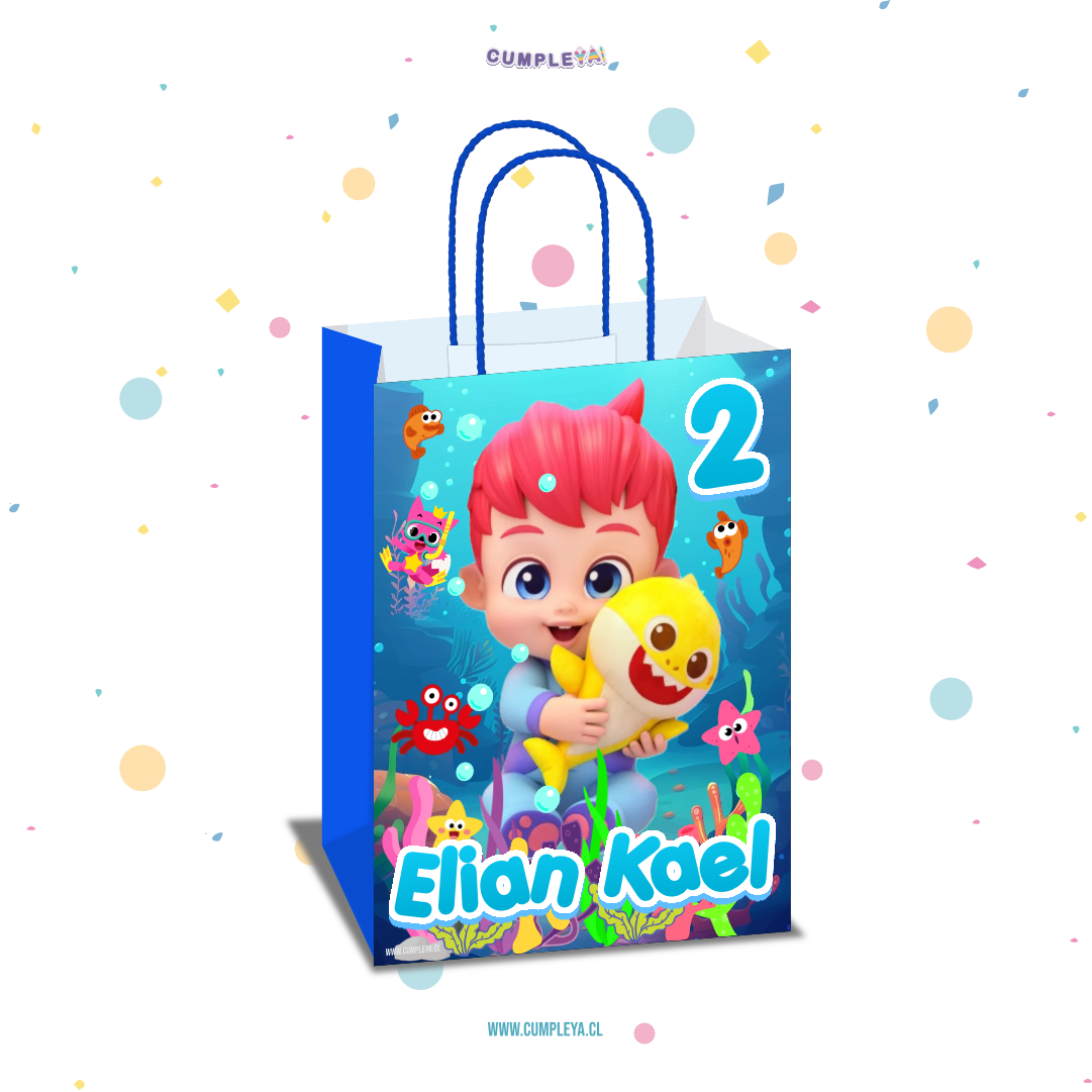 BOLSA SORPRESA 16 × 21 × 8 CM BEBE FINN