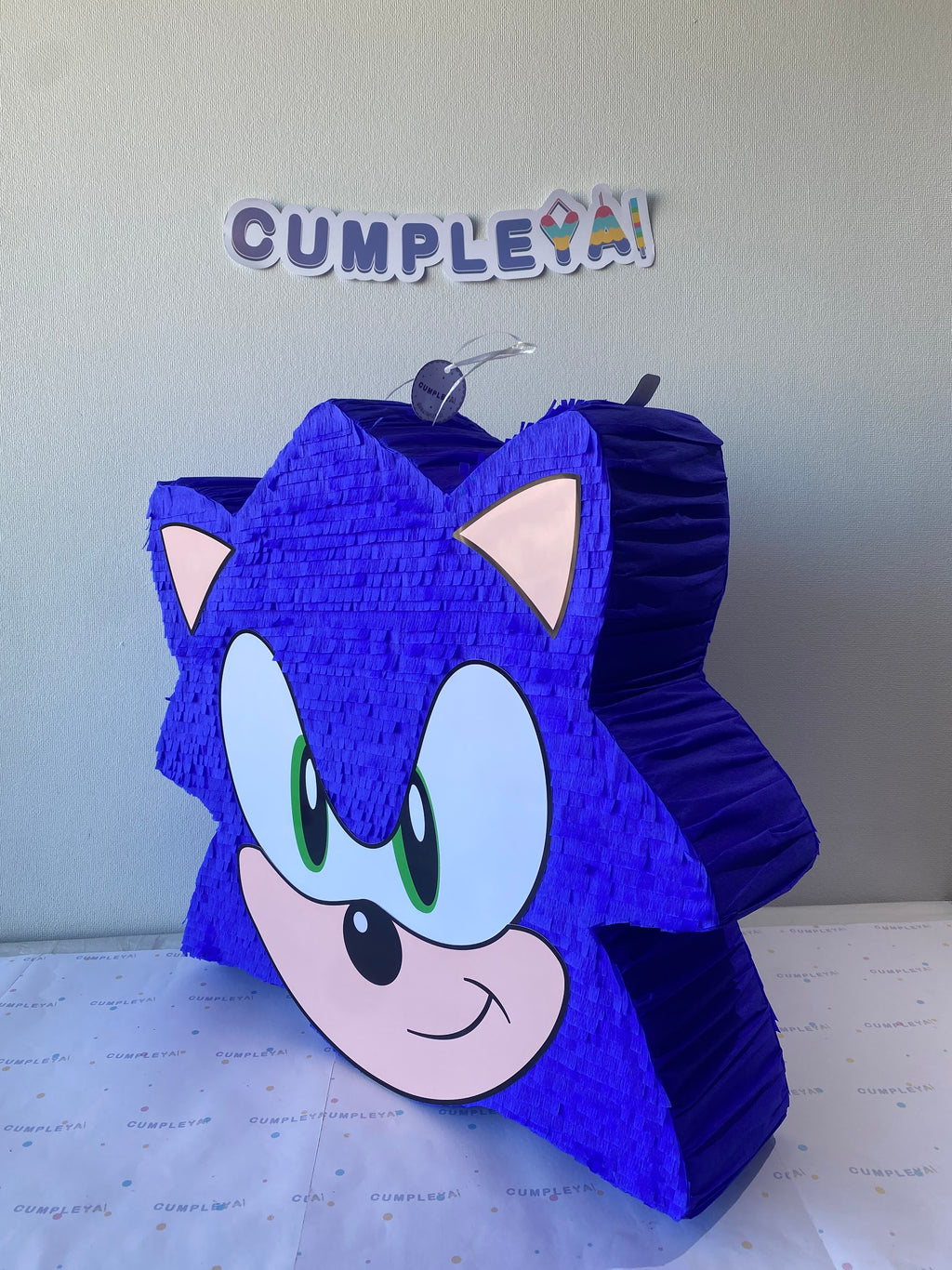 PIÑATA SONIC CABEZA 60CM PREMIUM