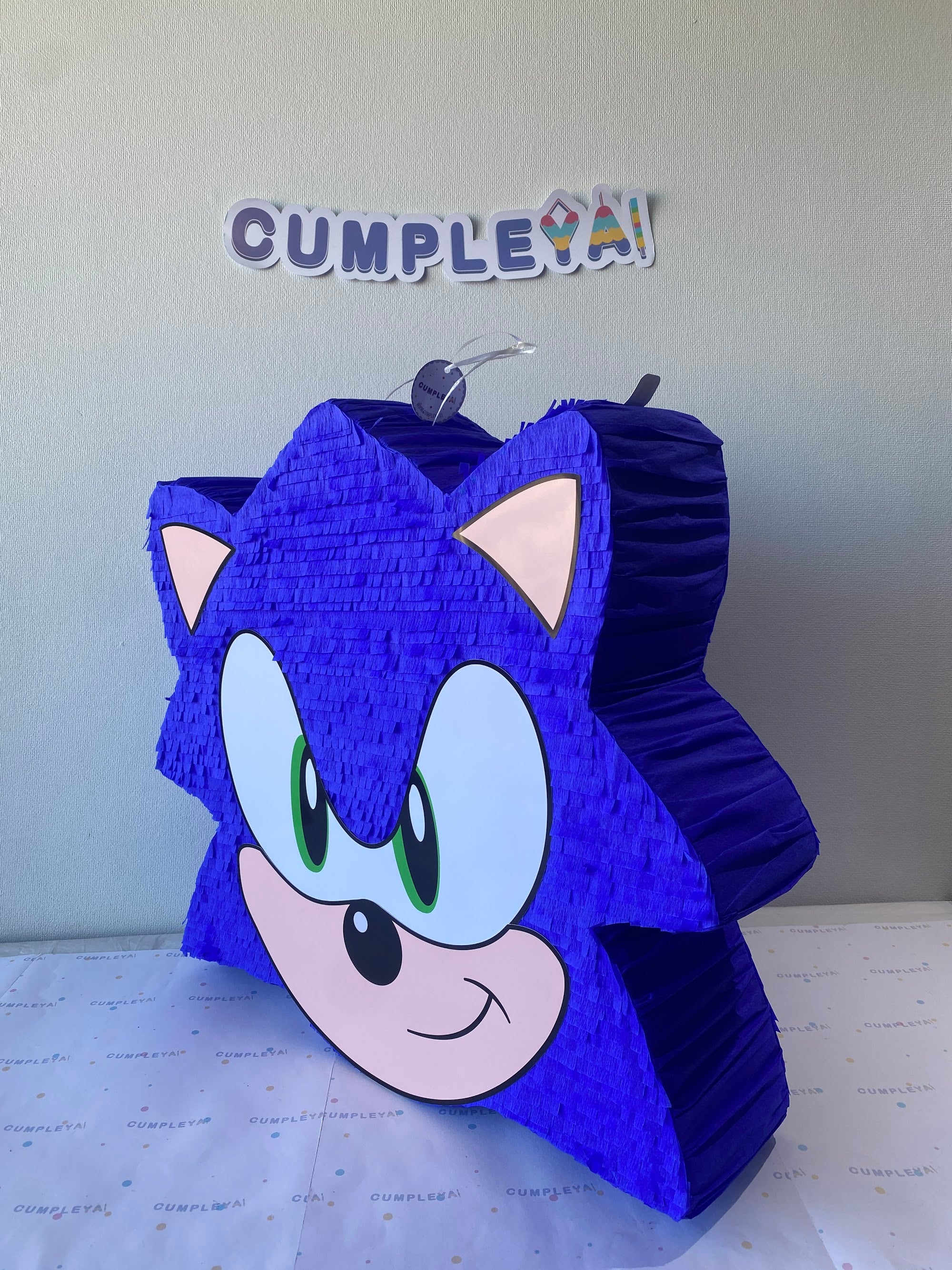 PIÑATA SONIC CABEZA 60CM PREMIUM