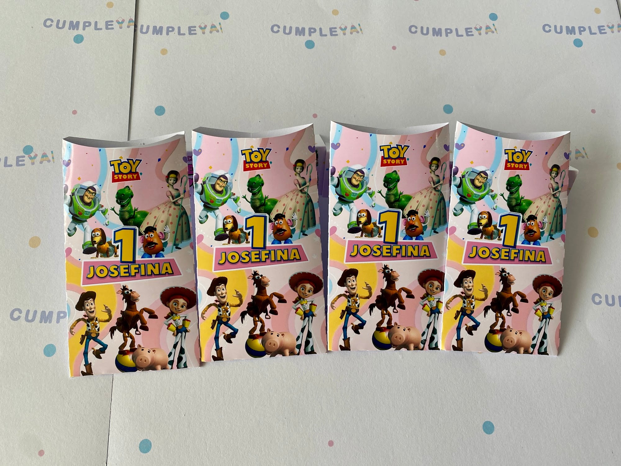 PORTA CUBIERTO TOYS STORY ROSA 7X13CM