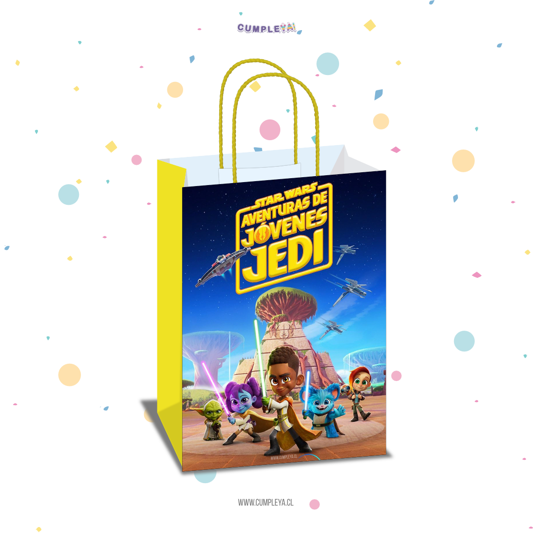 BOLSA SORPRESA 16 × 21 × 8 CM LAS AVENTURAS DE JÓVENES JEDI