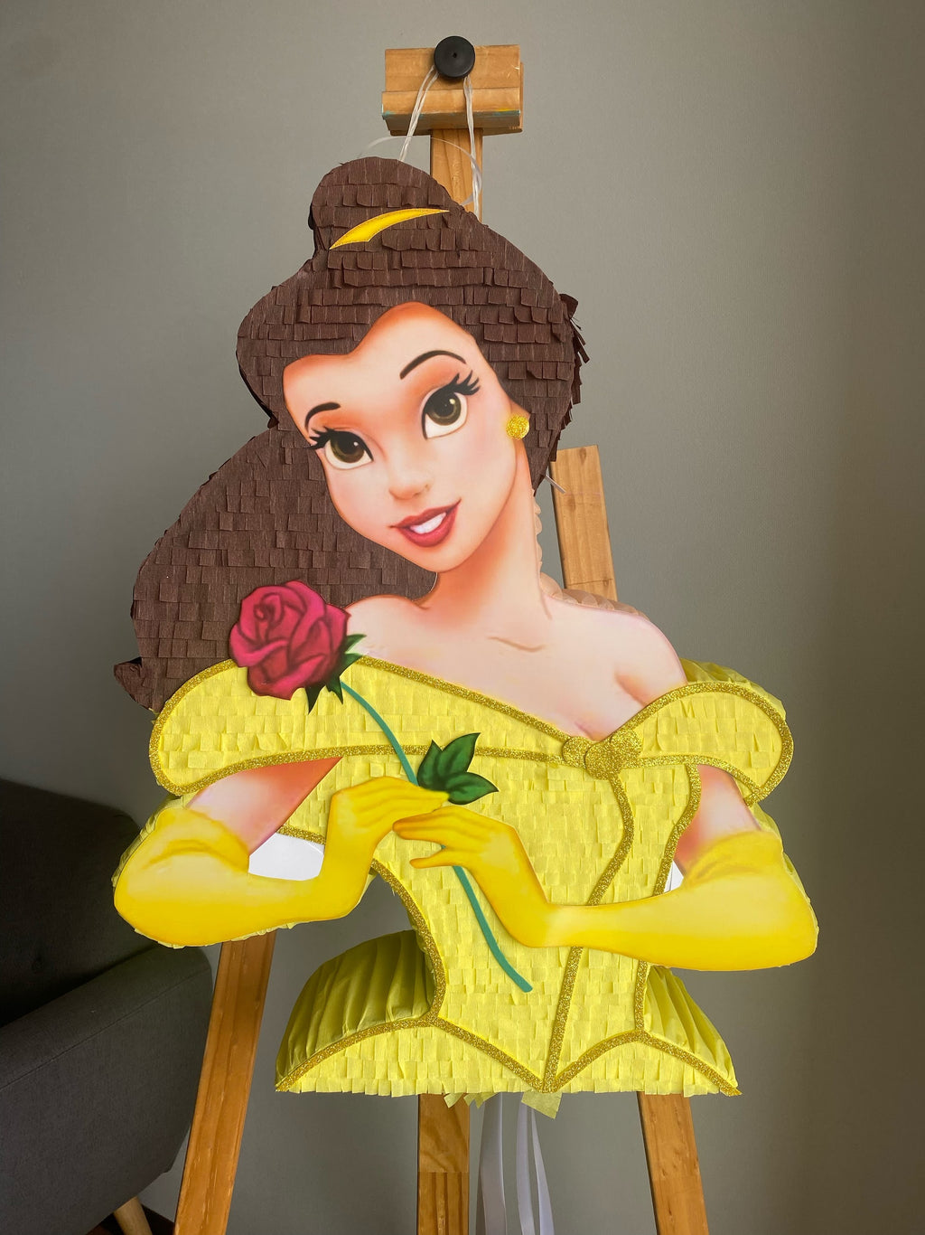 PIÑATA PRINCESA BELLA 60CM PREMIUM