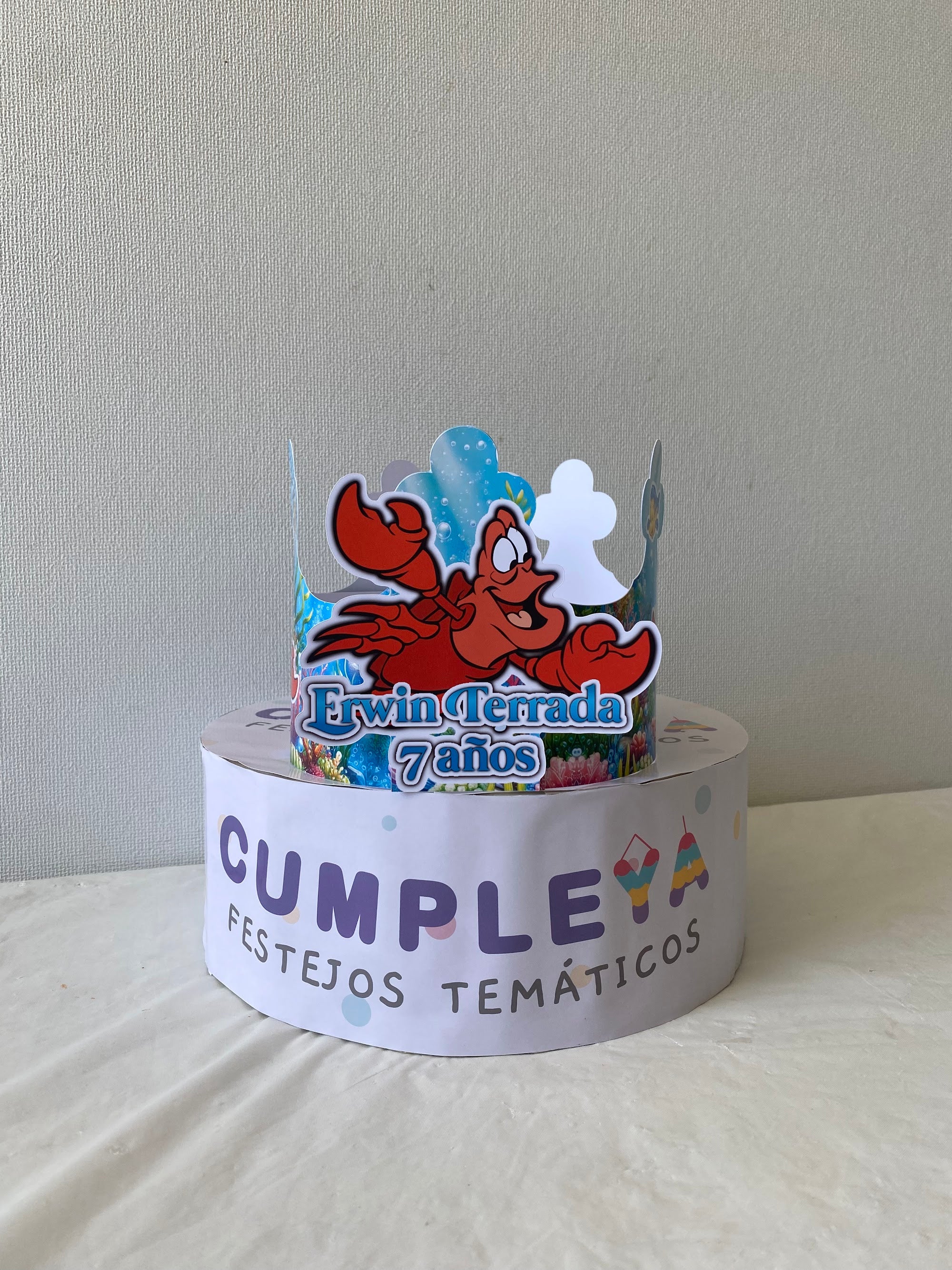 CORONA CANGREJO SEBASTIAN 62X14CM