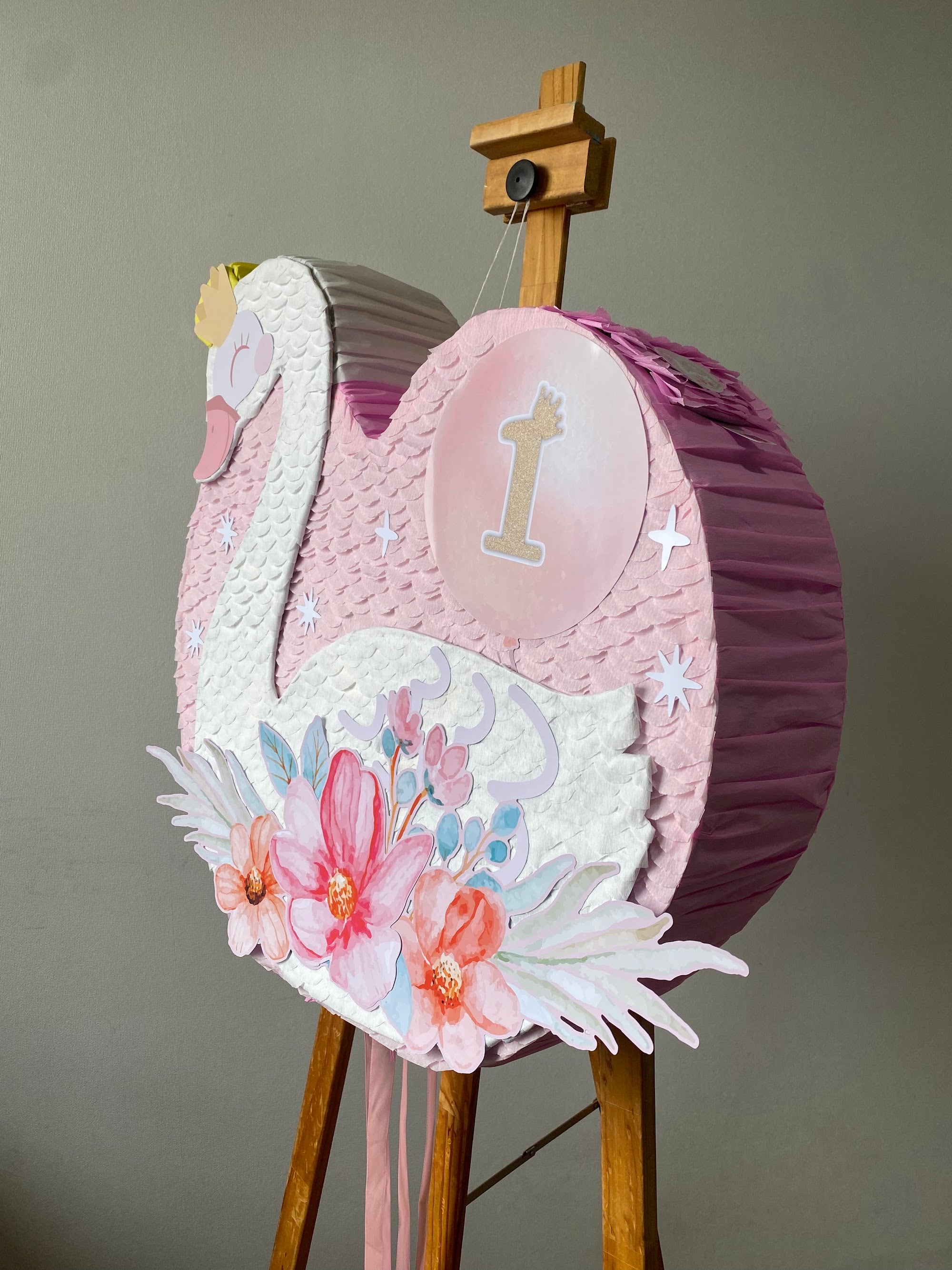 PIÑATA CISNE 60CM PREMIUM