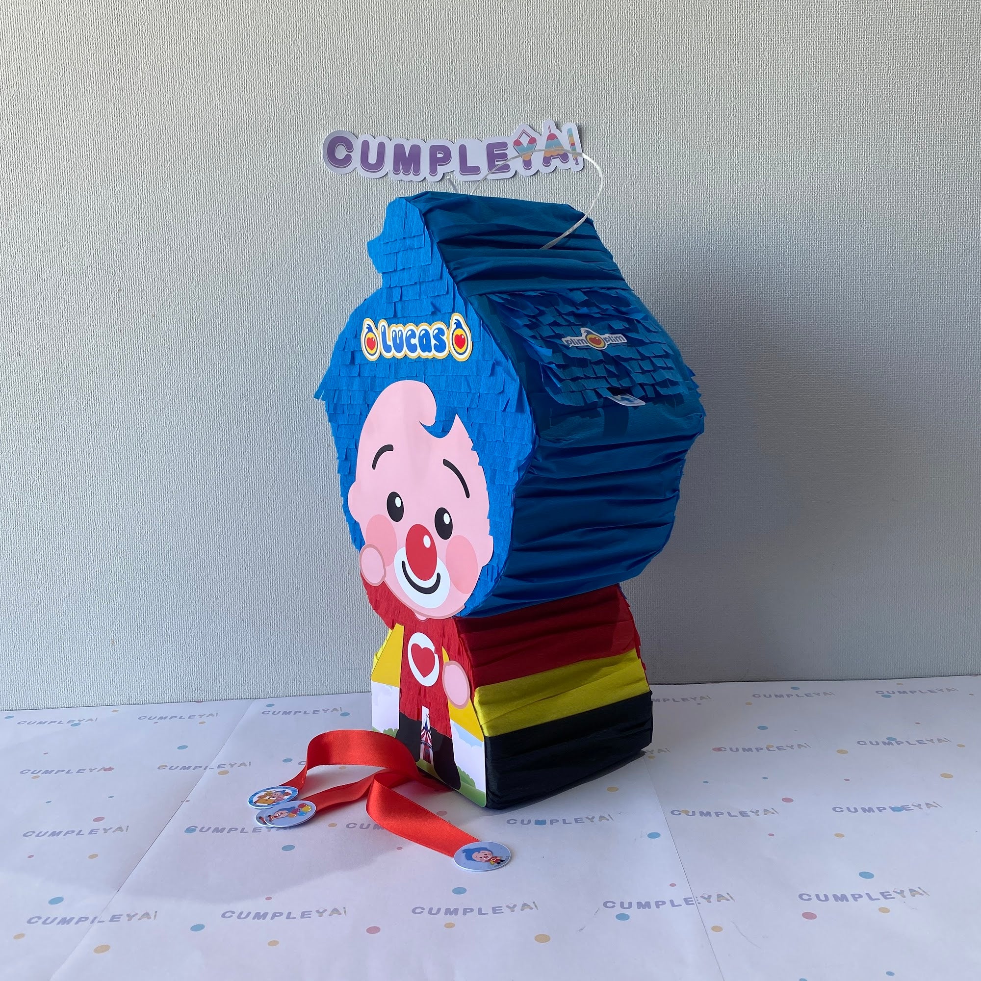 PIÑATA PLIM PLIM DE PIE 40CM PREMIUM