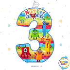 PIÑATA 40 CM NUMERO 3 NUMBERBLOCKS