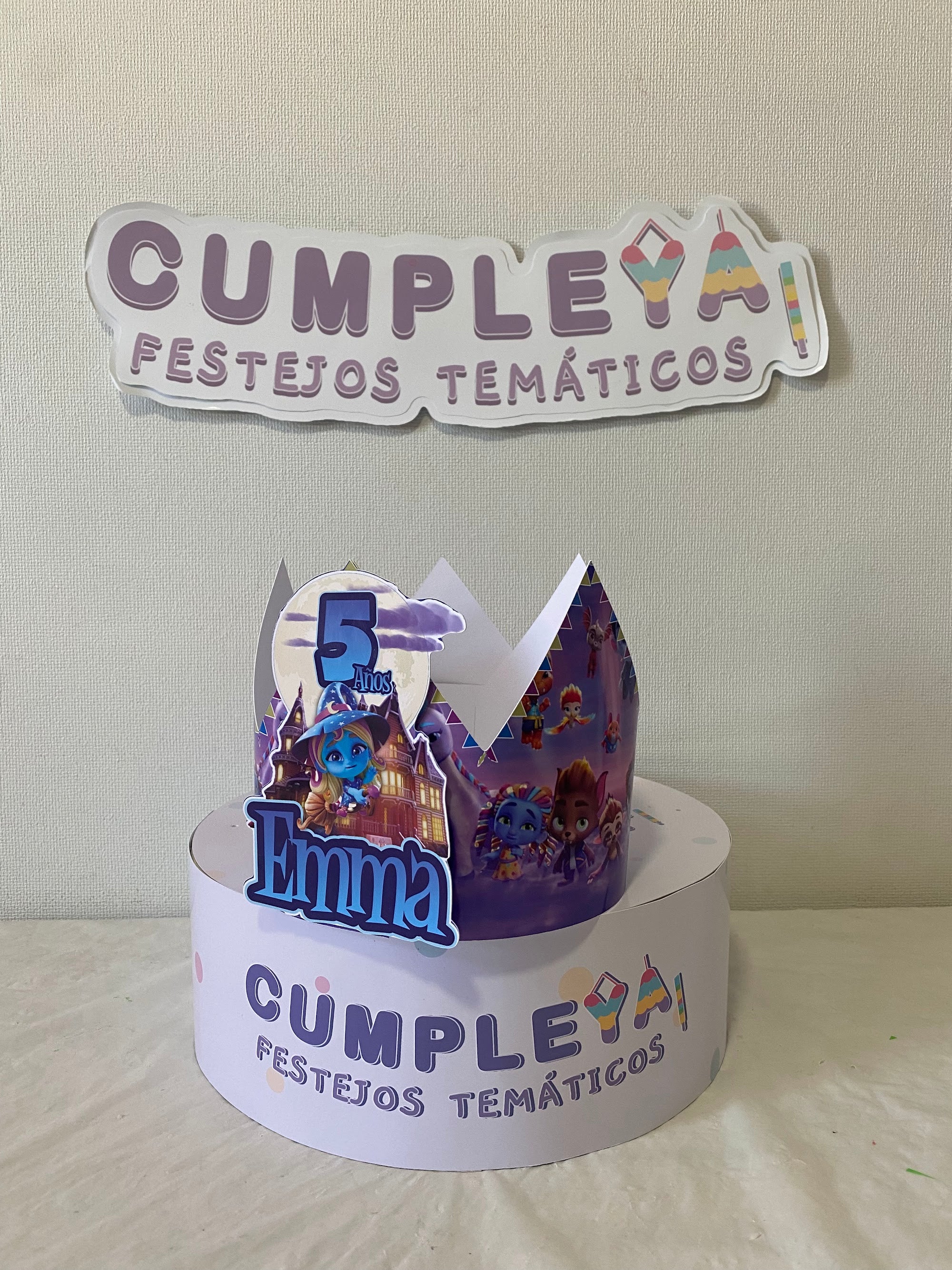 CORONA SUPERMONSTRUOS 62X14CM