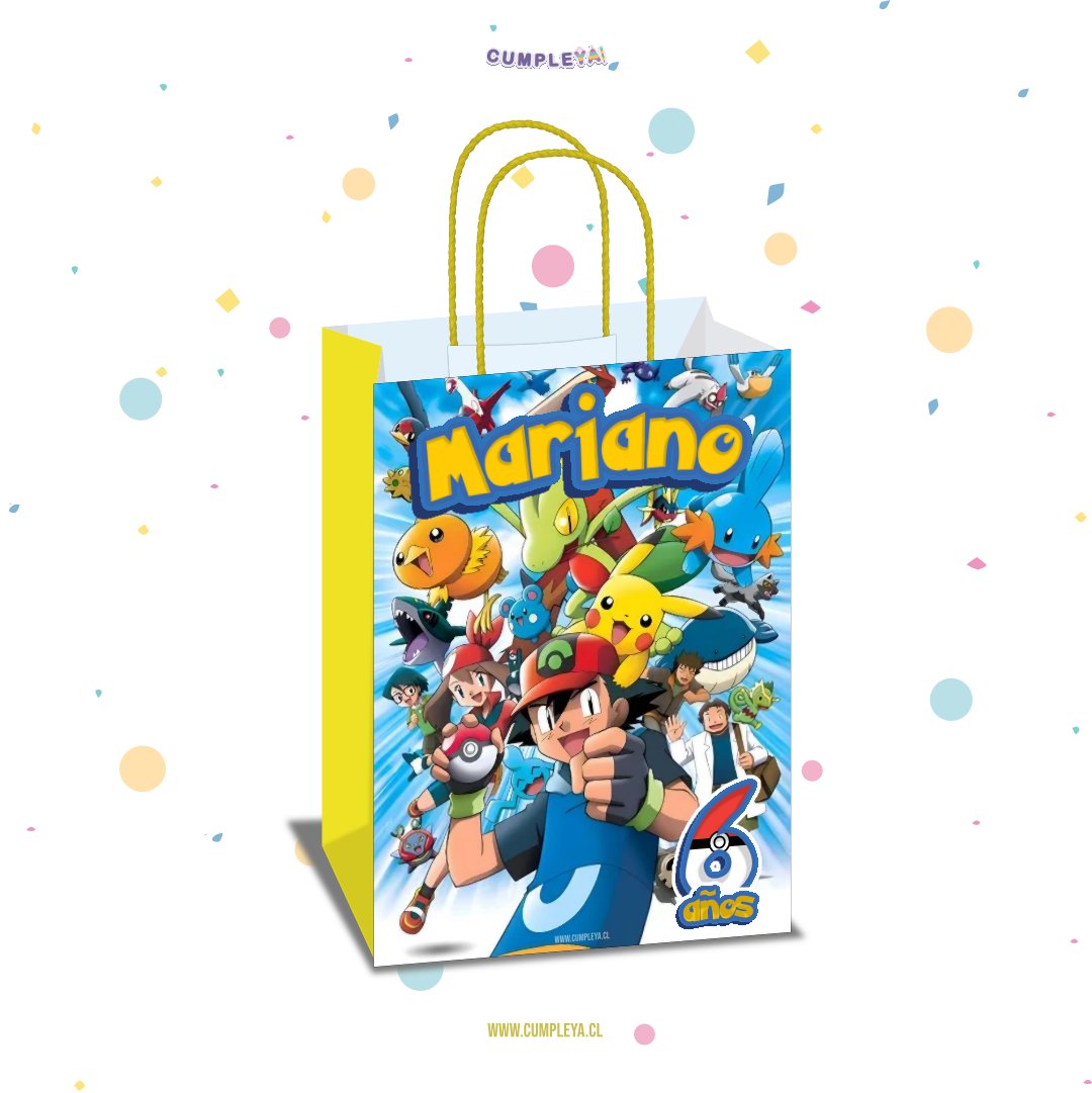 BOLSA SORPRESA 16 × 21 × 8 CM POKEMON