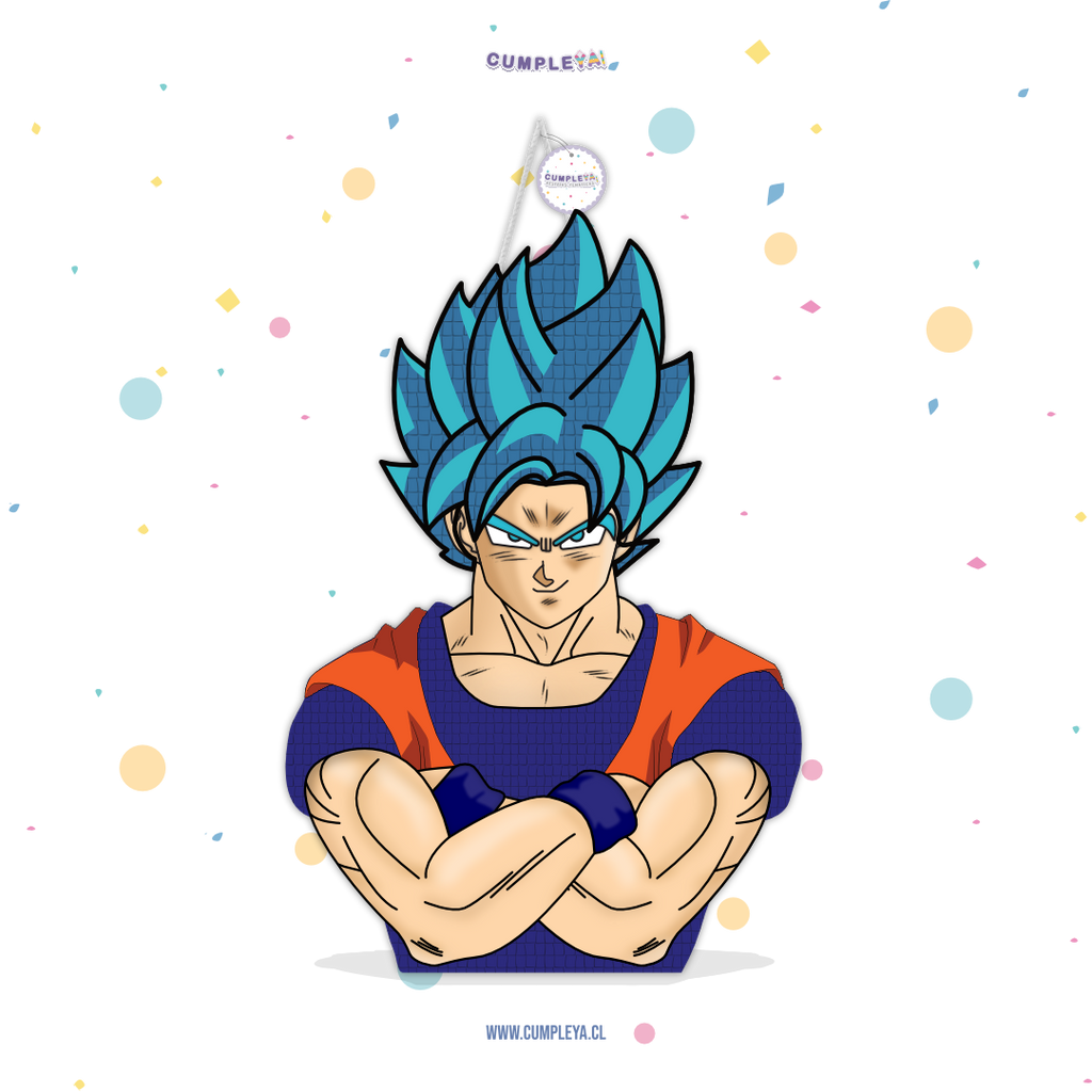 PIÑATA SON GOKU ADULTO DRAGON BALL 60CM PREMIUM