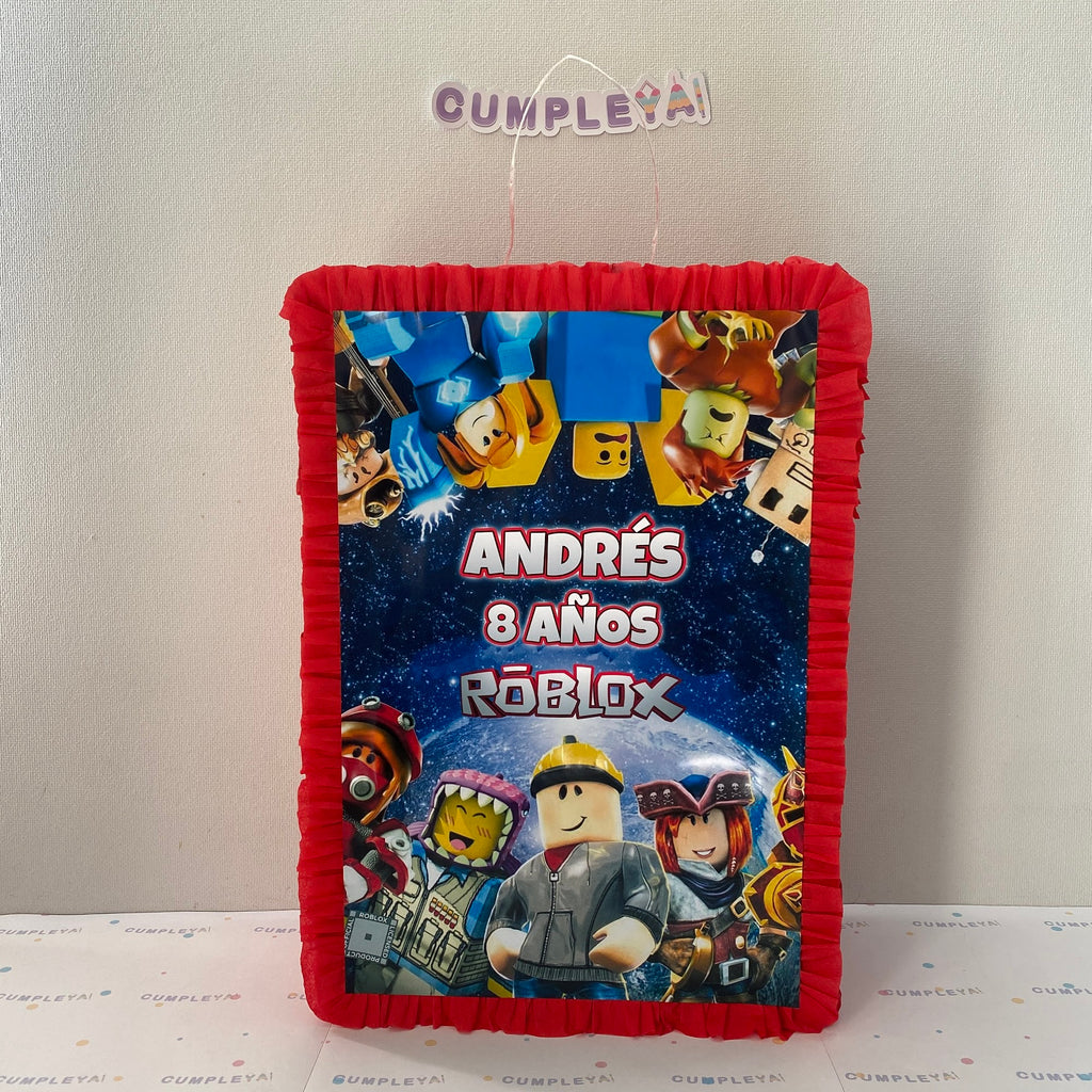 PIÑATA ROBLOX RECTANGULAR EXPRÉS 50CM