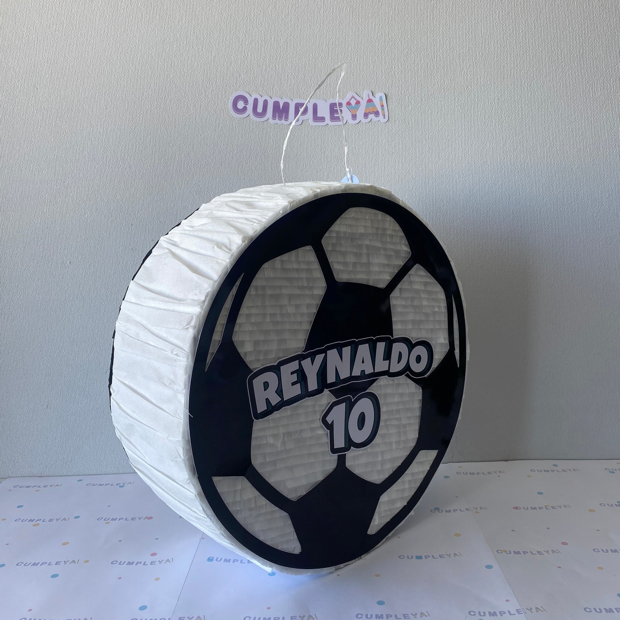 PIÑATA PELOTA DE FUTBOL 40CM PREMIUM