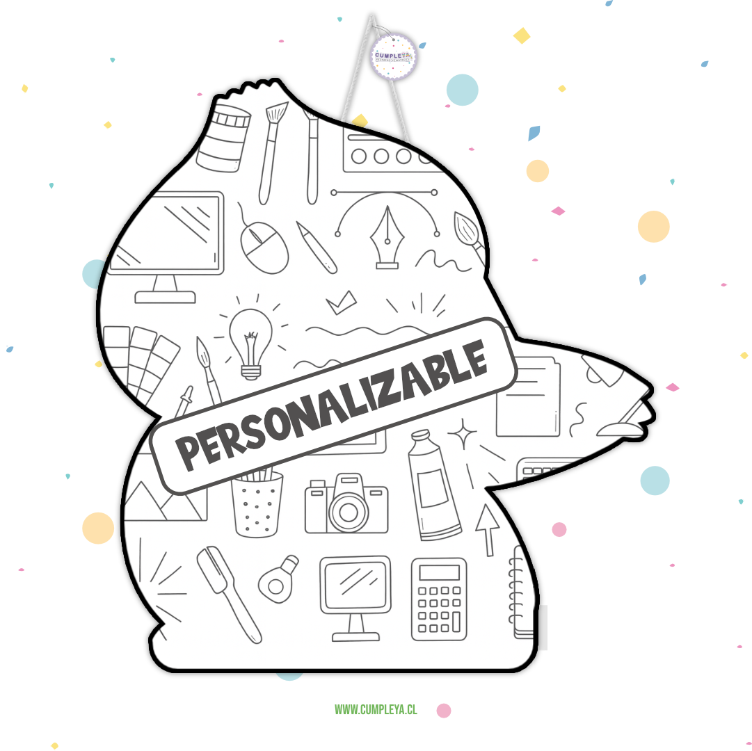 PIÑATA PERSONALIZADA 40CM PREMIUM