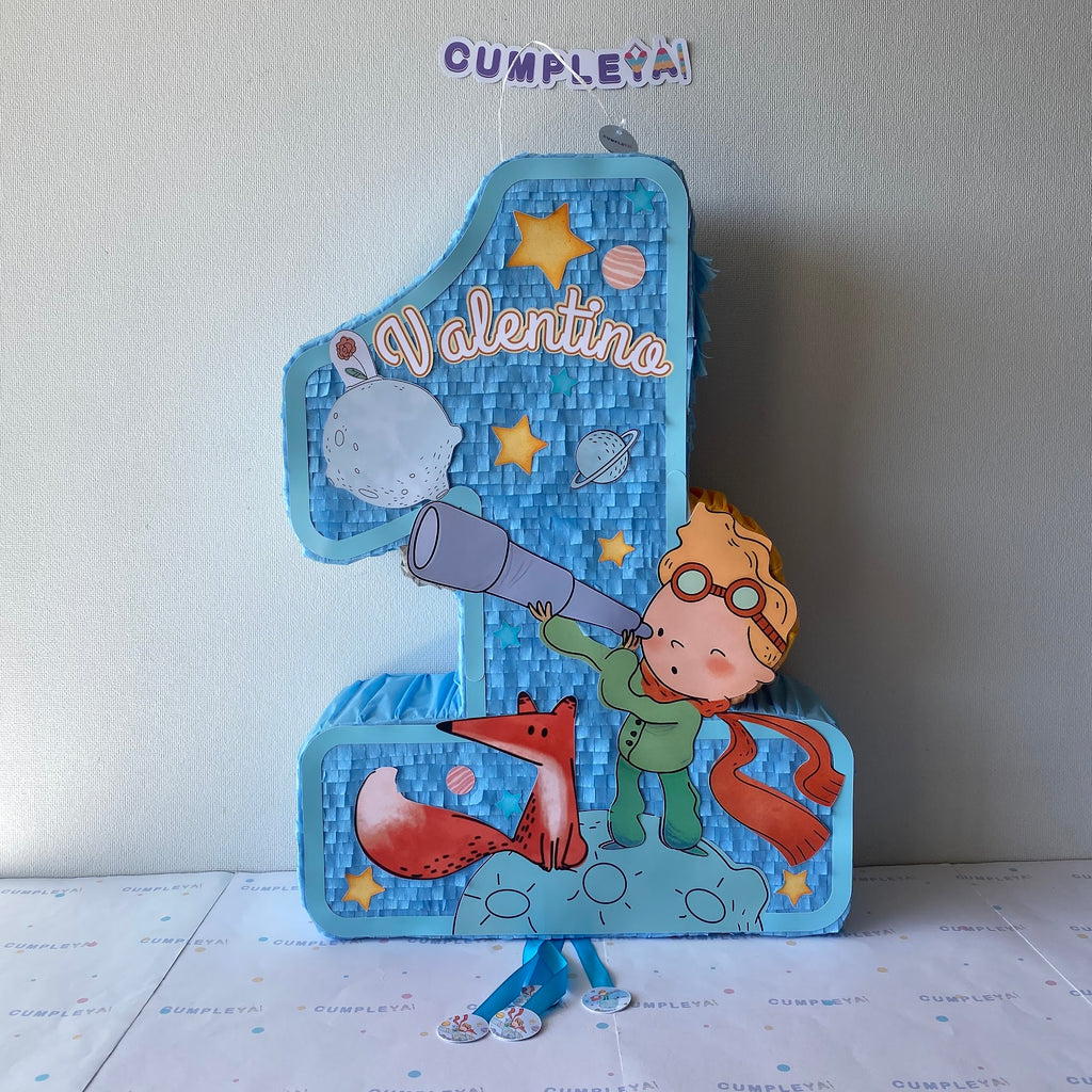 PIÑATA NUMERO 1 EL PRINCIPITO 60CM PREMIUM