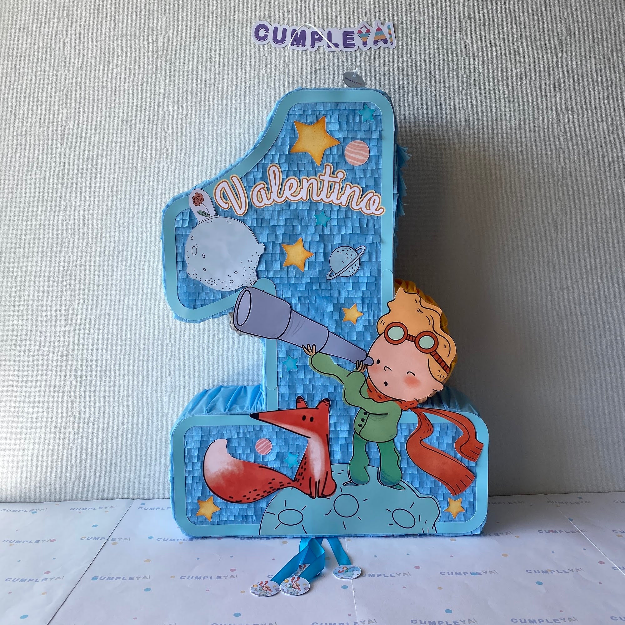 PIÑATA NUMERO 1 EL PRINCIPITO 60CM PREMIUM