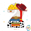PIÑATA 40 CM NUMERO 2 JESSY LA VAQUERA