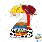 PIÑATA 40 CM NUMERO 2 JESSY LA VAQUERA