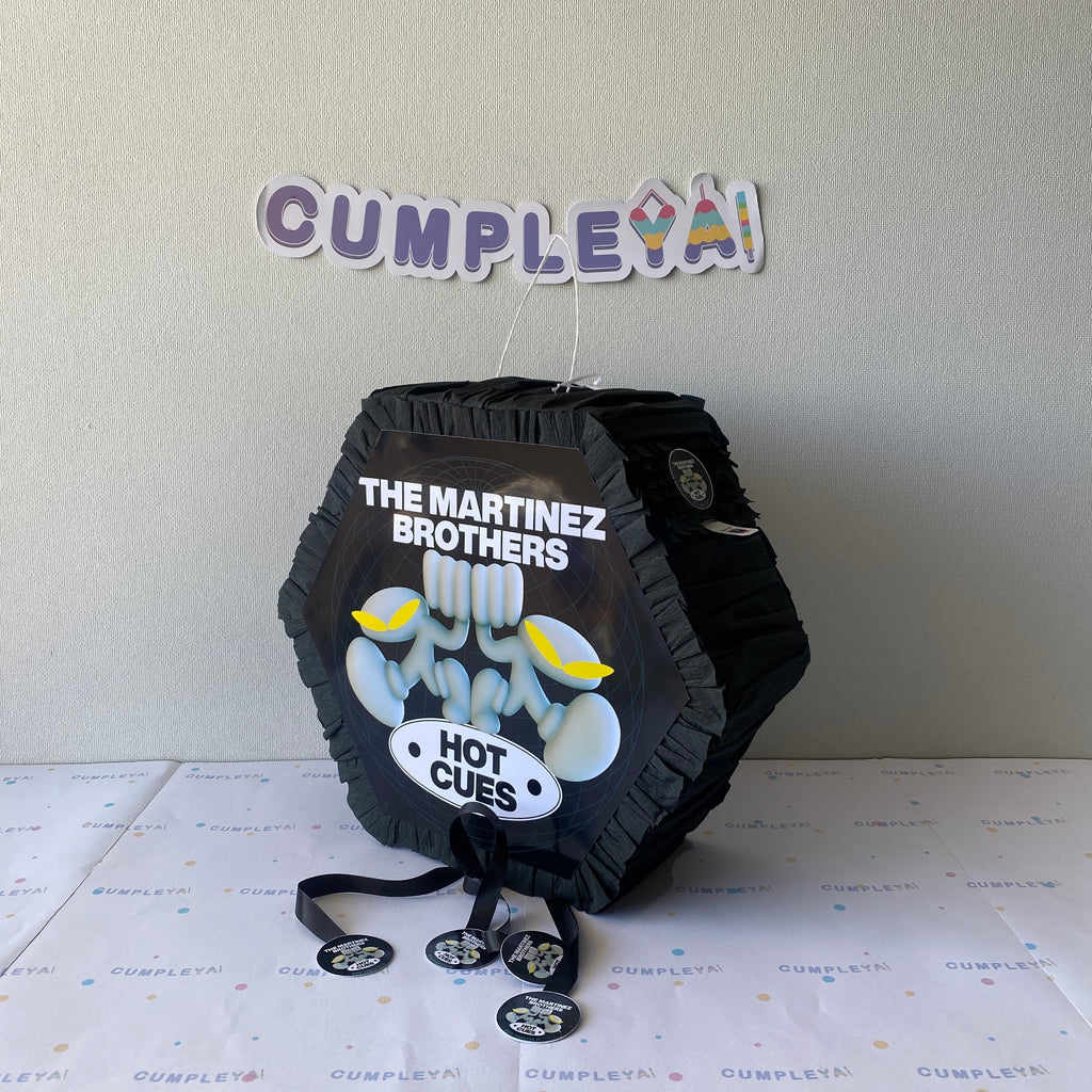 PIÑATA THE MARTINEZ BROTHERS HEXAGONAL EXPRÉS 40CM