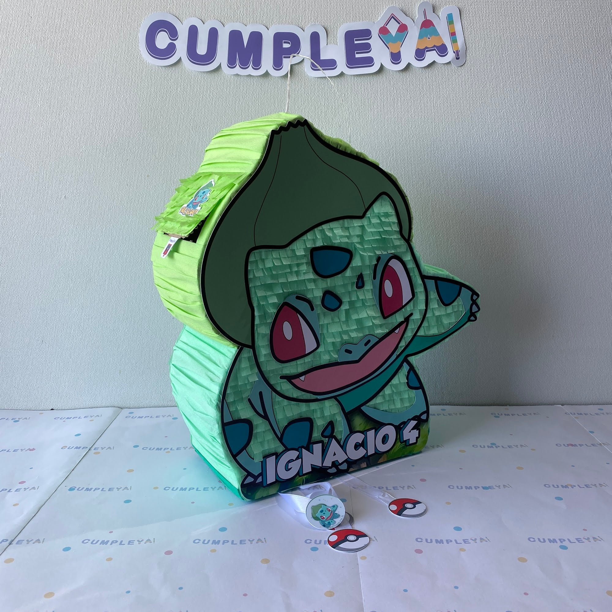 PIÑATA BULBASOUR 40CM PREMIUM