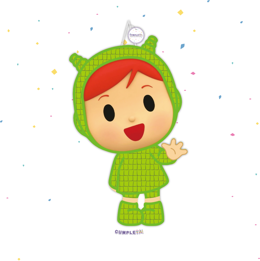 PIÑATA NINA DE POCOYO 40CM PREMIUM