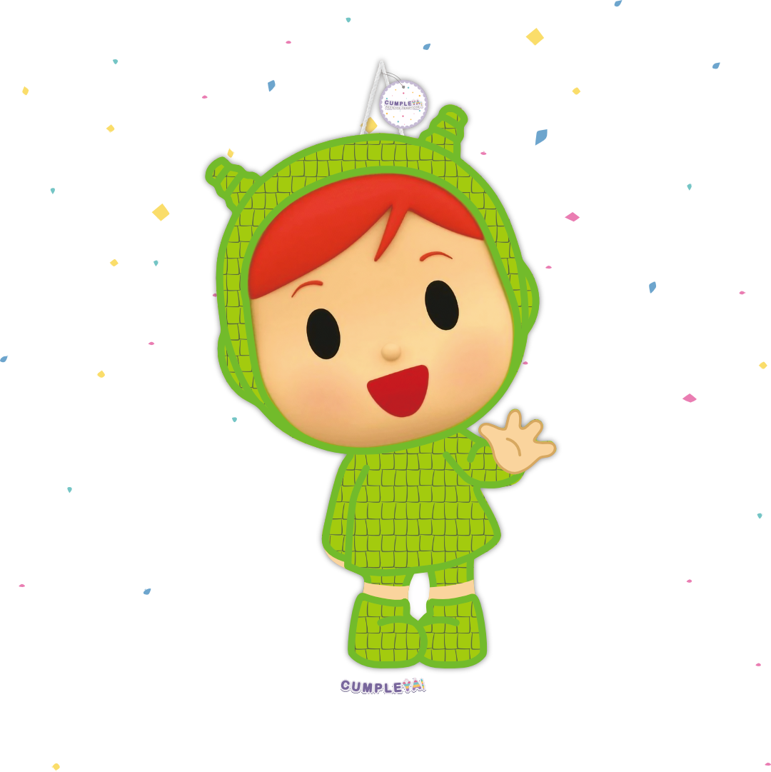 PIÑATA NINA DE POCOYO 40CM PREMIUM
