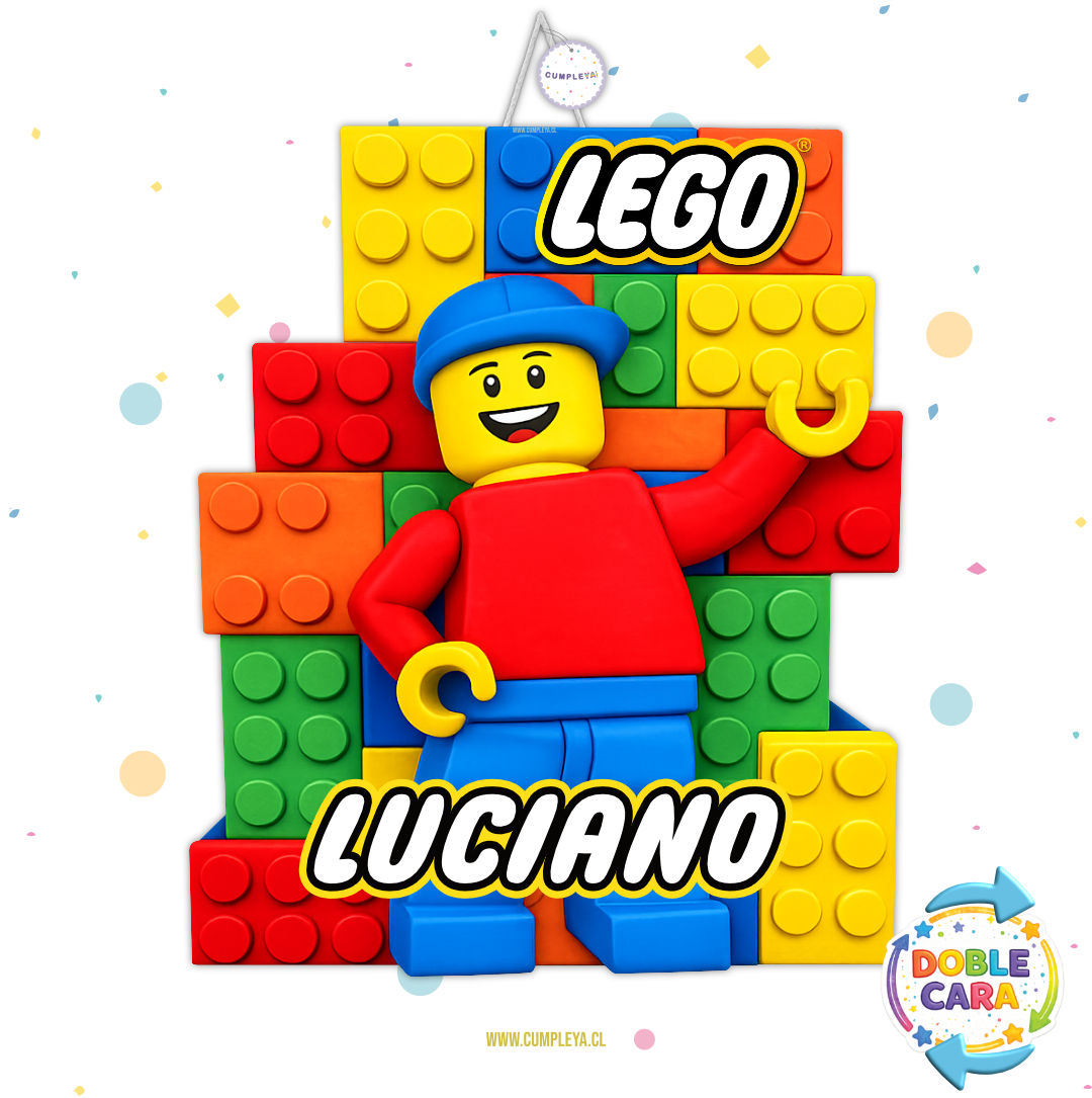 PIÑATA 40 CM LEGO