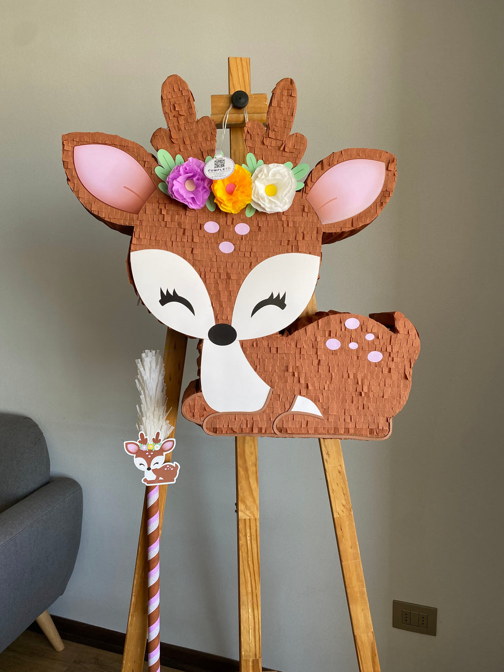 PIÑATA CIERVO 60CM PREMIUM