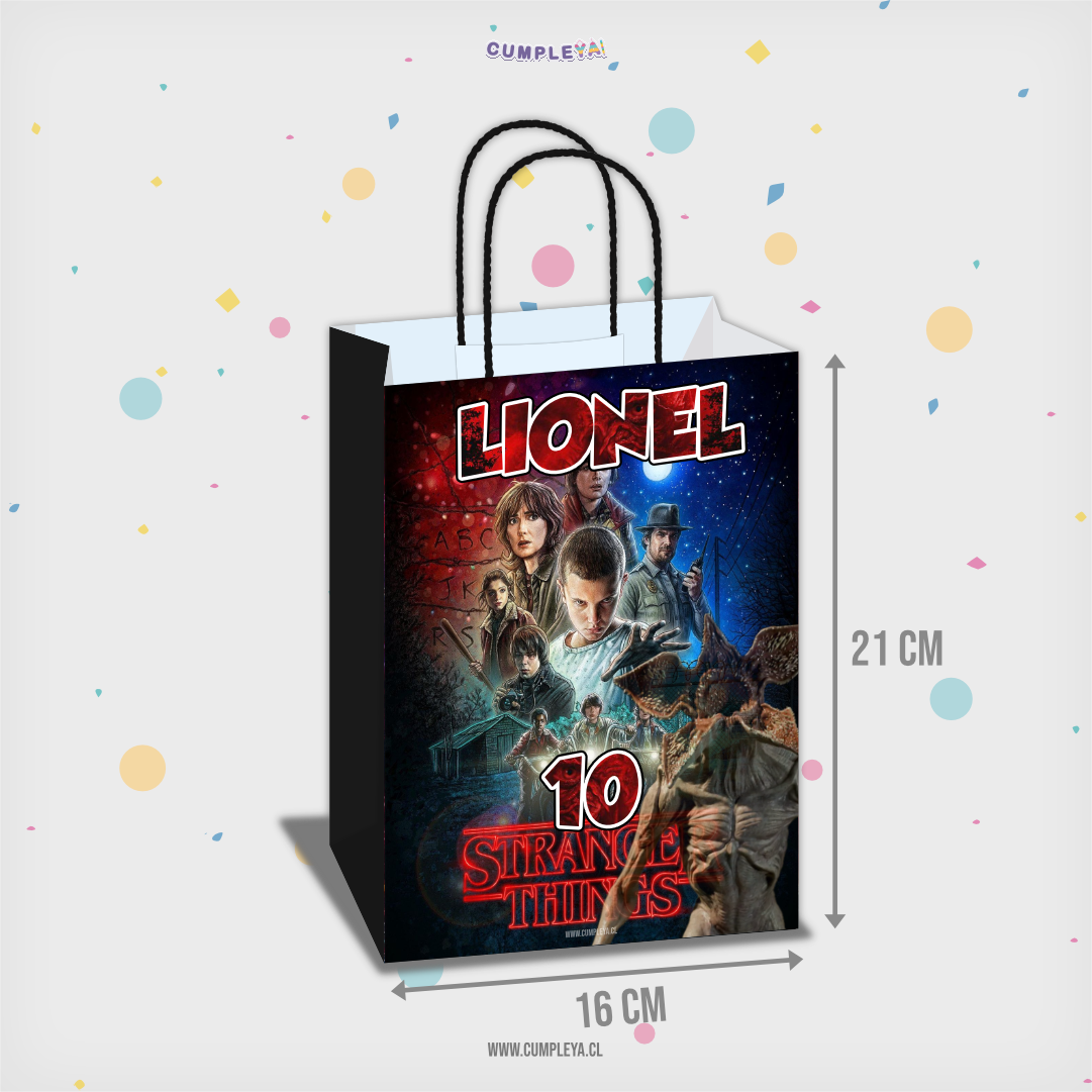 BOLSA SORPRESA 16 × 21 × 8 CM STRANGER THINGS