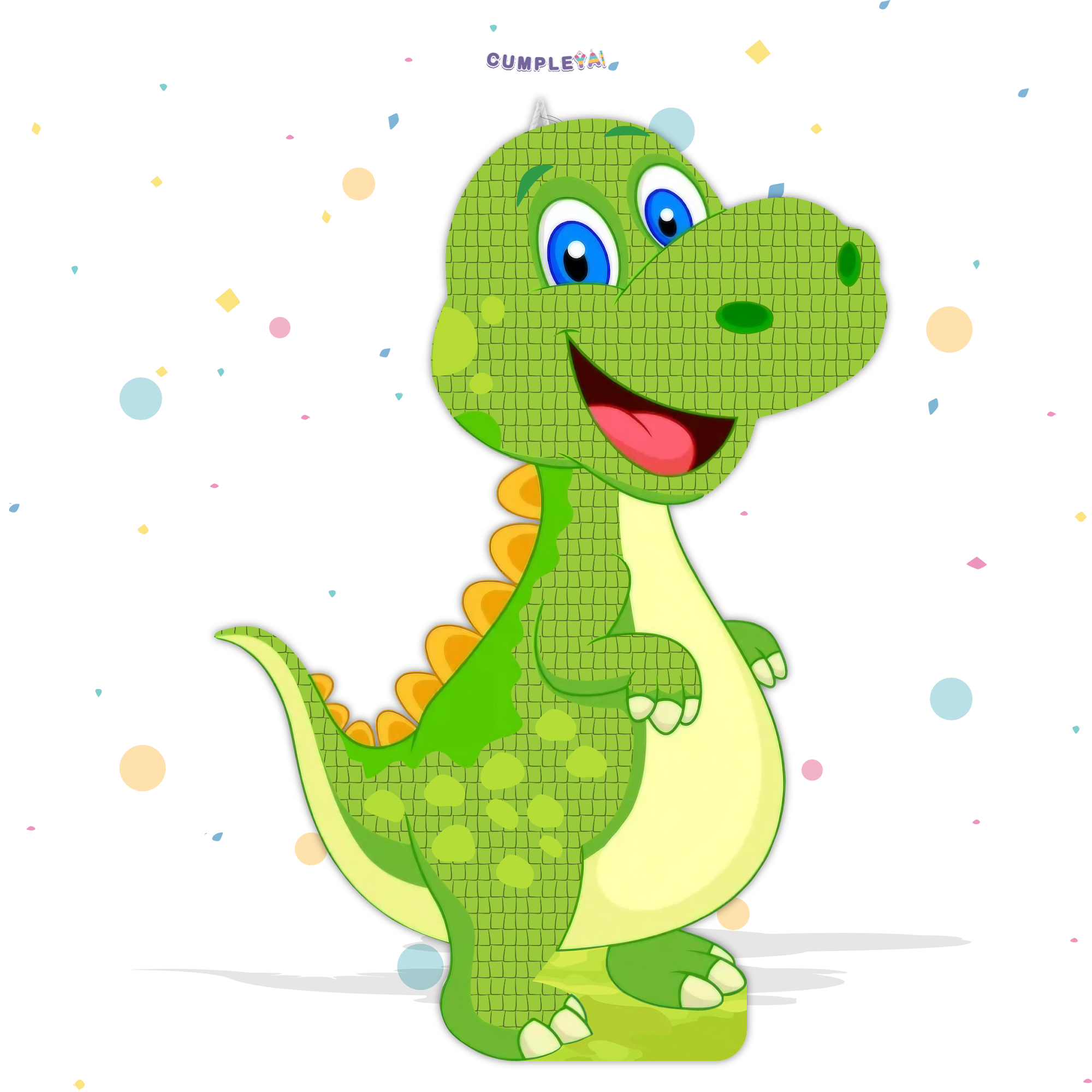 PIÑATA DINOSAURIO BEBE 60CM PREMIUM