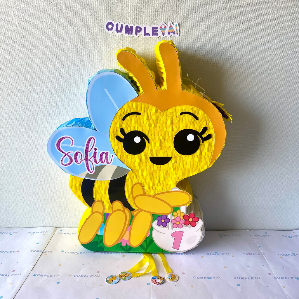 PIÑATA ABEJITA CHIQUITITA PLIM PLIM 60CM PREMIUM