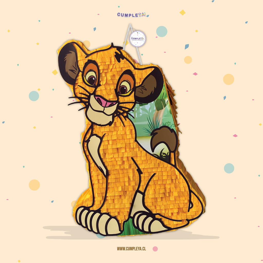 PIÑATA SIMBA DEL REY LEON 40CM PREMIUM