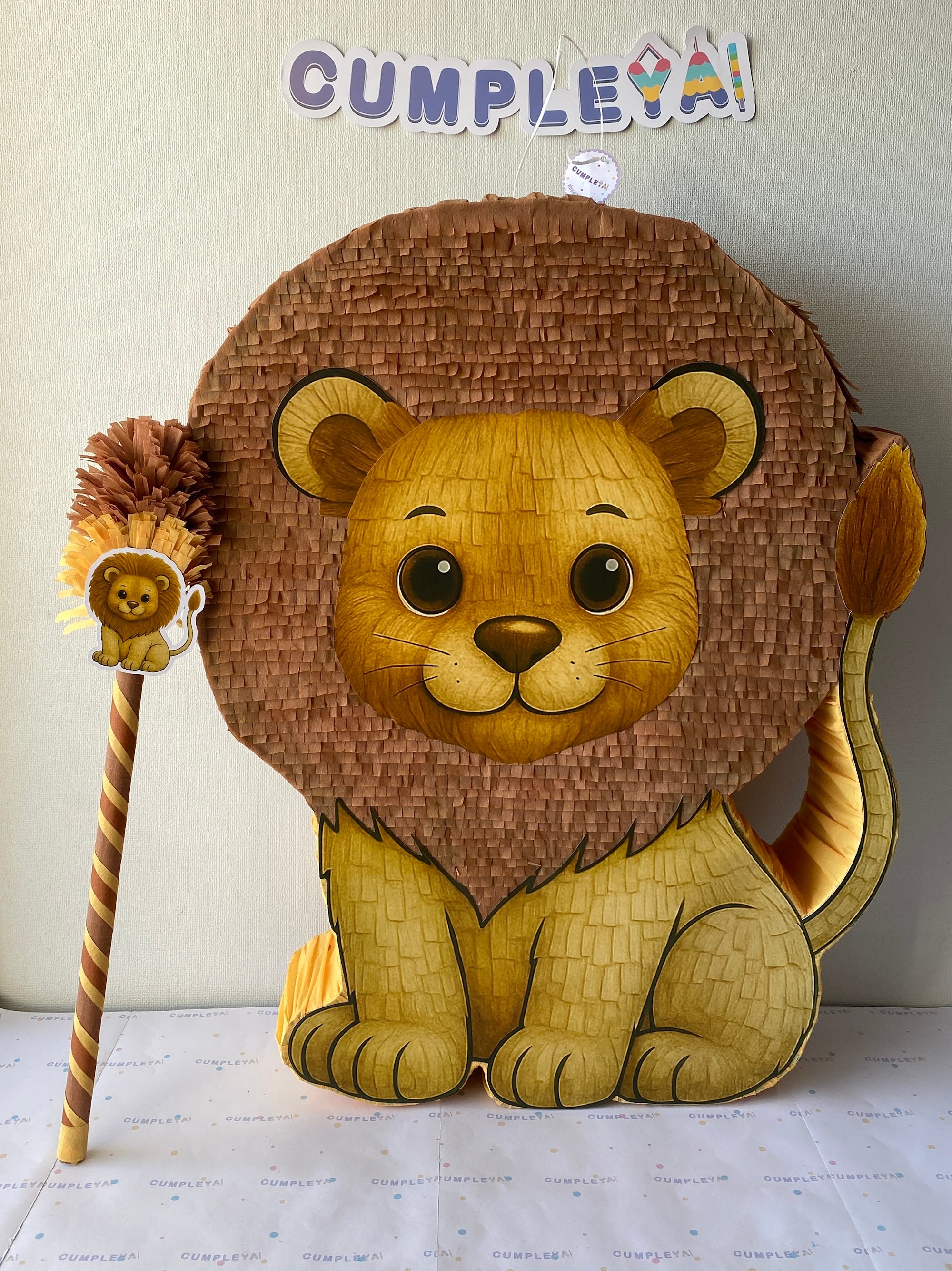 PIÑATA LEÓN 60CM PREMIUM