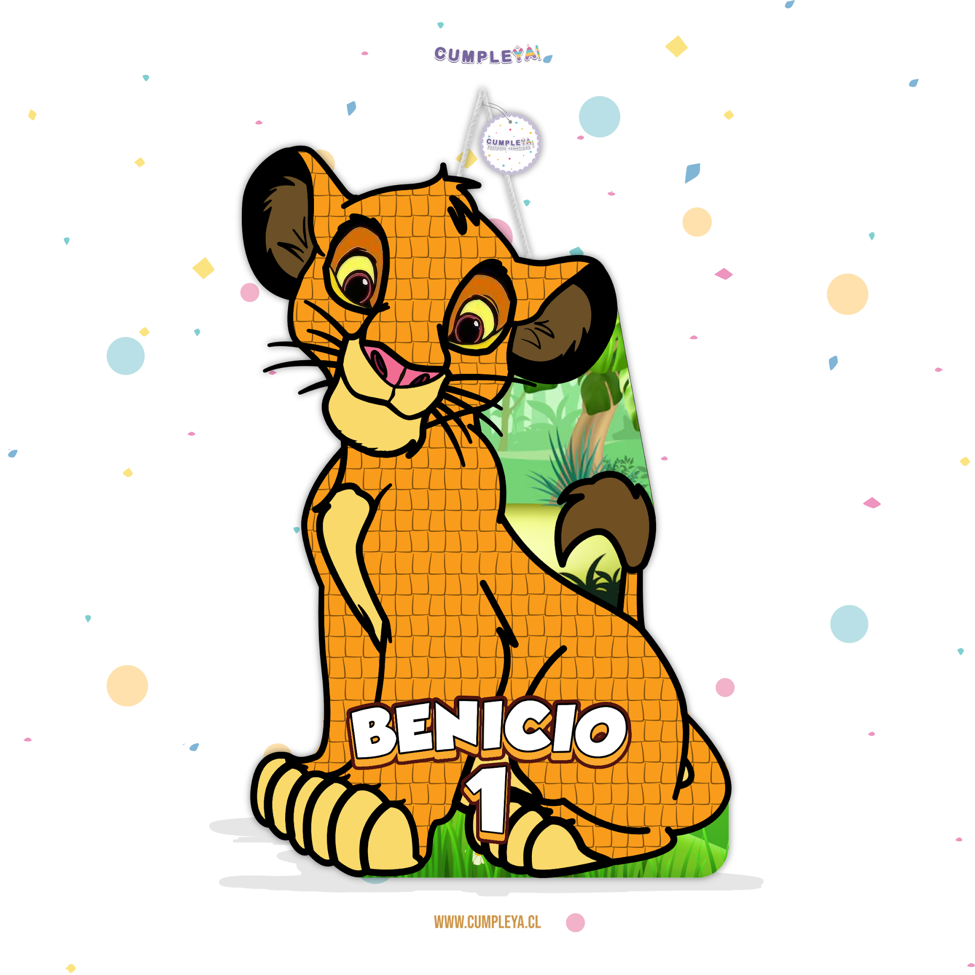 PIÑATA SYMBA 60CM PREMIUM