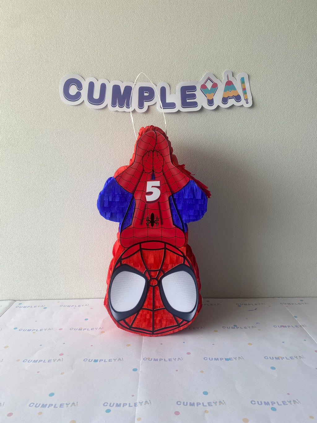 PIÑATA SPIDERMAN DE CABEZA 40CM PREMIUM