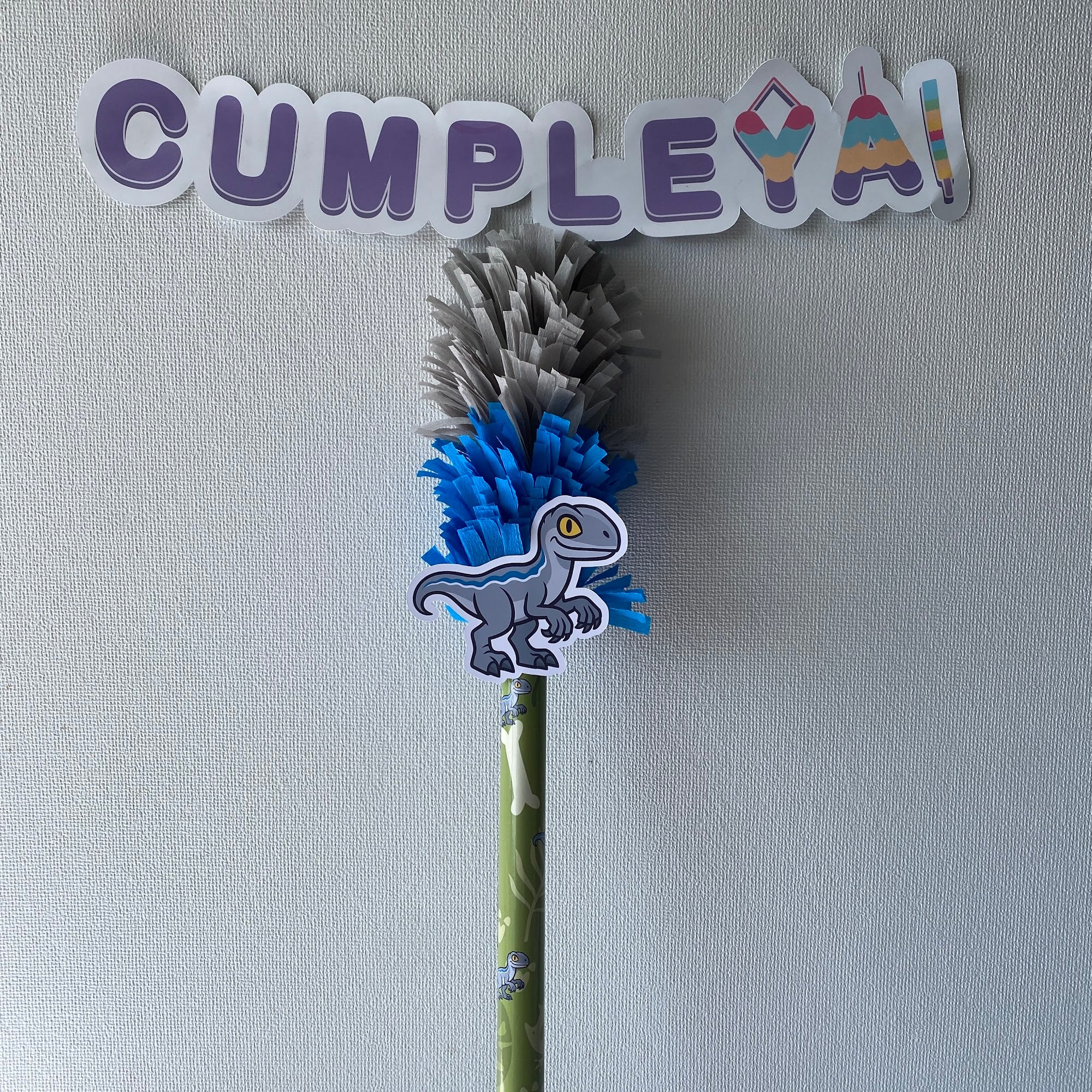 BASTÓN VELOCIRRÁPTOR BLUE BEBÉ PARA PIÑATA