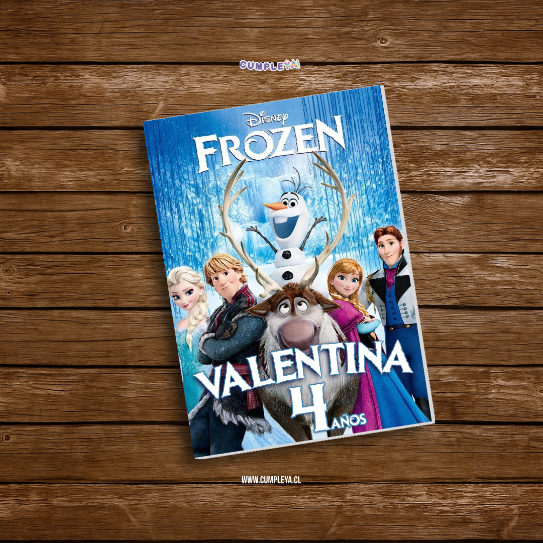 LIBRITO PARA COLOREAR FROZEN 8 PAGINAS 11X15CM