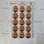 30 STICKER CIRCULARES 5 X 5 CM FEDE VIGEVANE