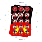 30 STICKER CIRCULARES 5 X 5 CM MICKEY MOUSE