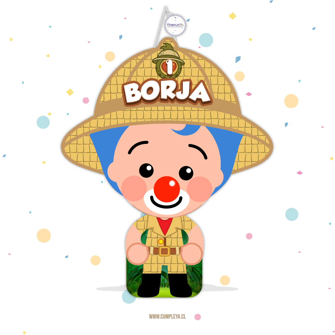 PIÑATA PLIM PLIM DE PIE SAFARI