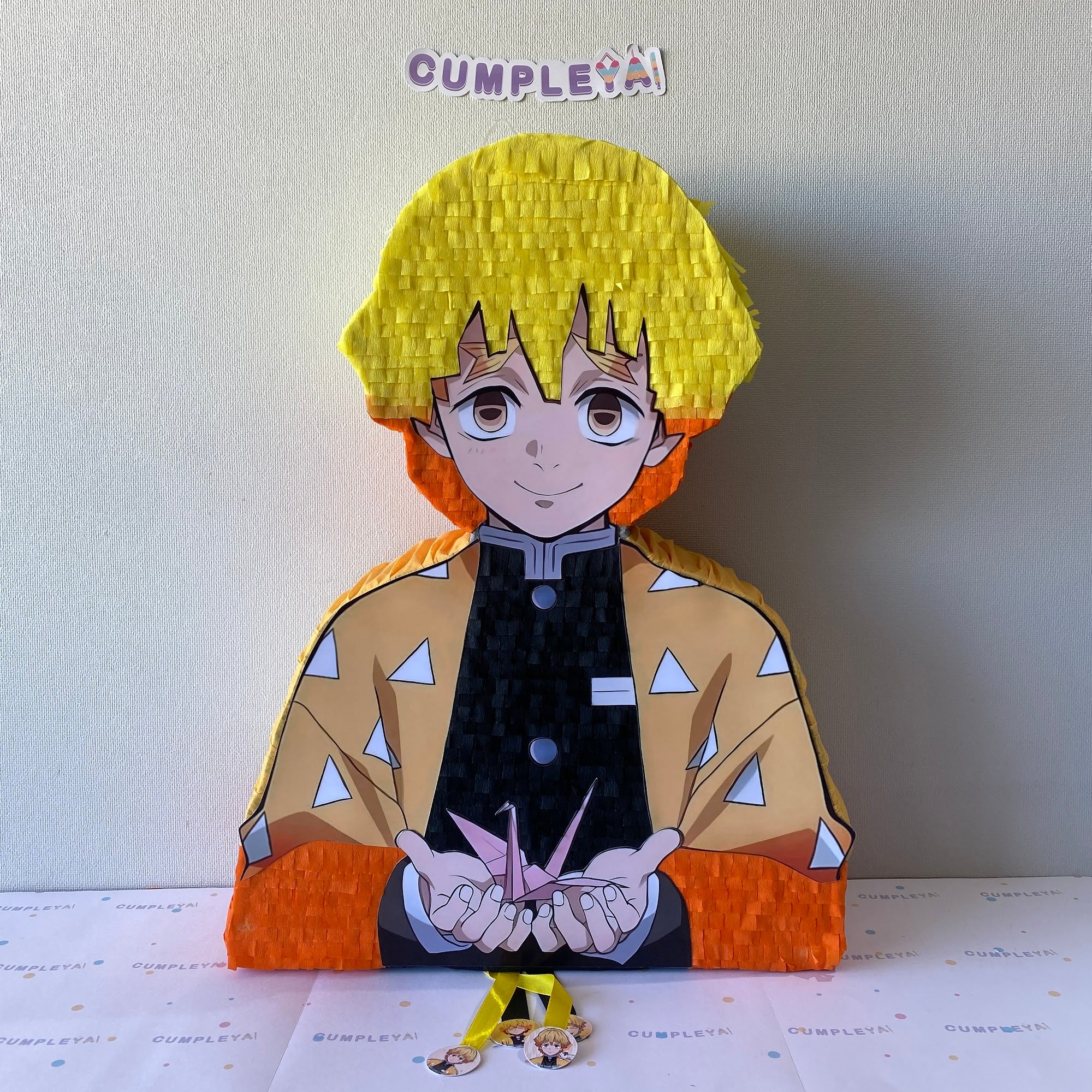 PIÑATA ZENITSU AGATSUMA 60CM PREMIUM