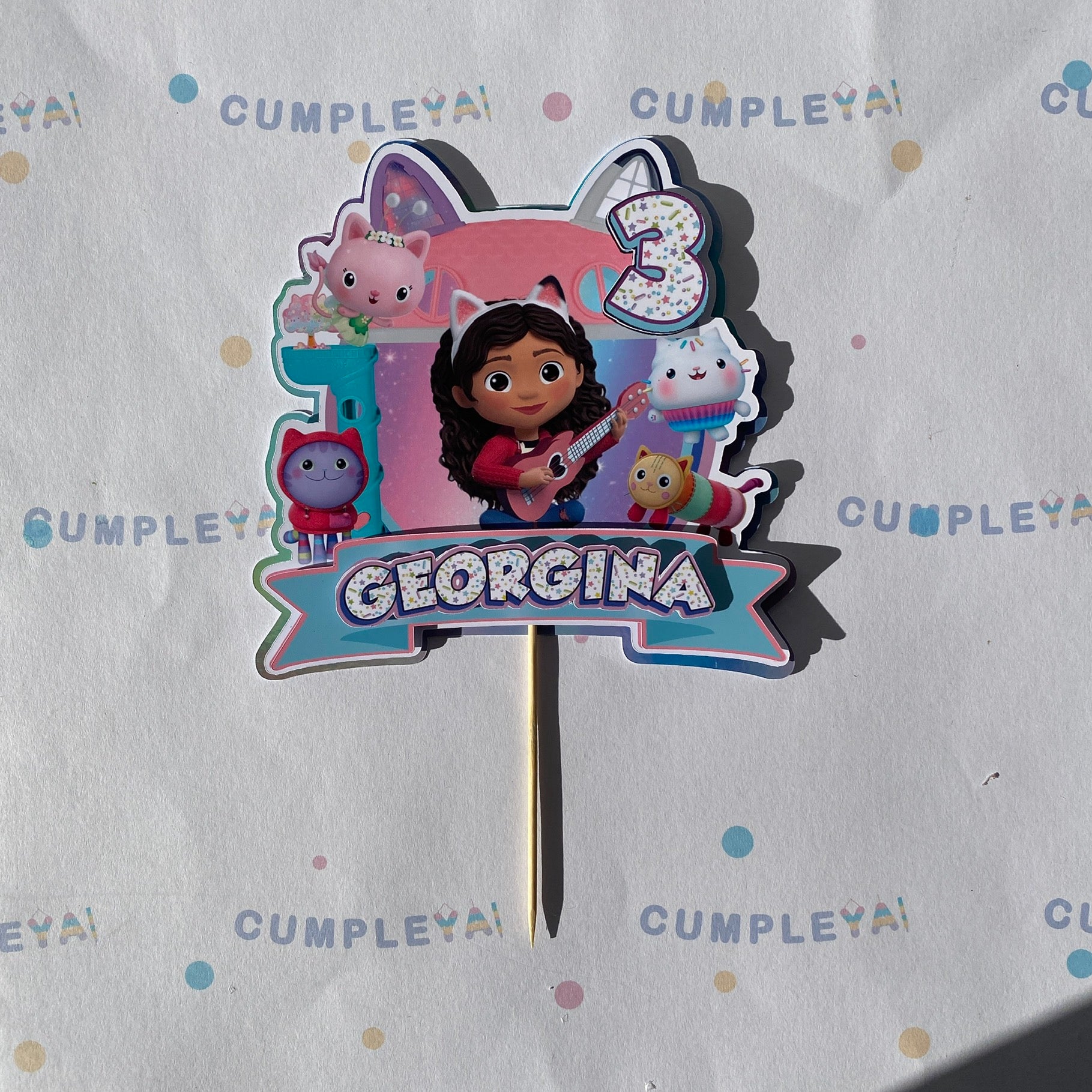 TOPPER LA CASA DE MUÑECAS DE GABY 15CM